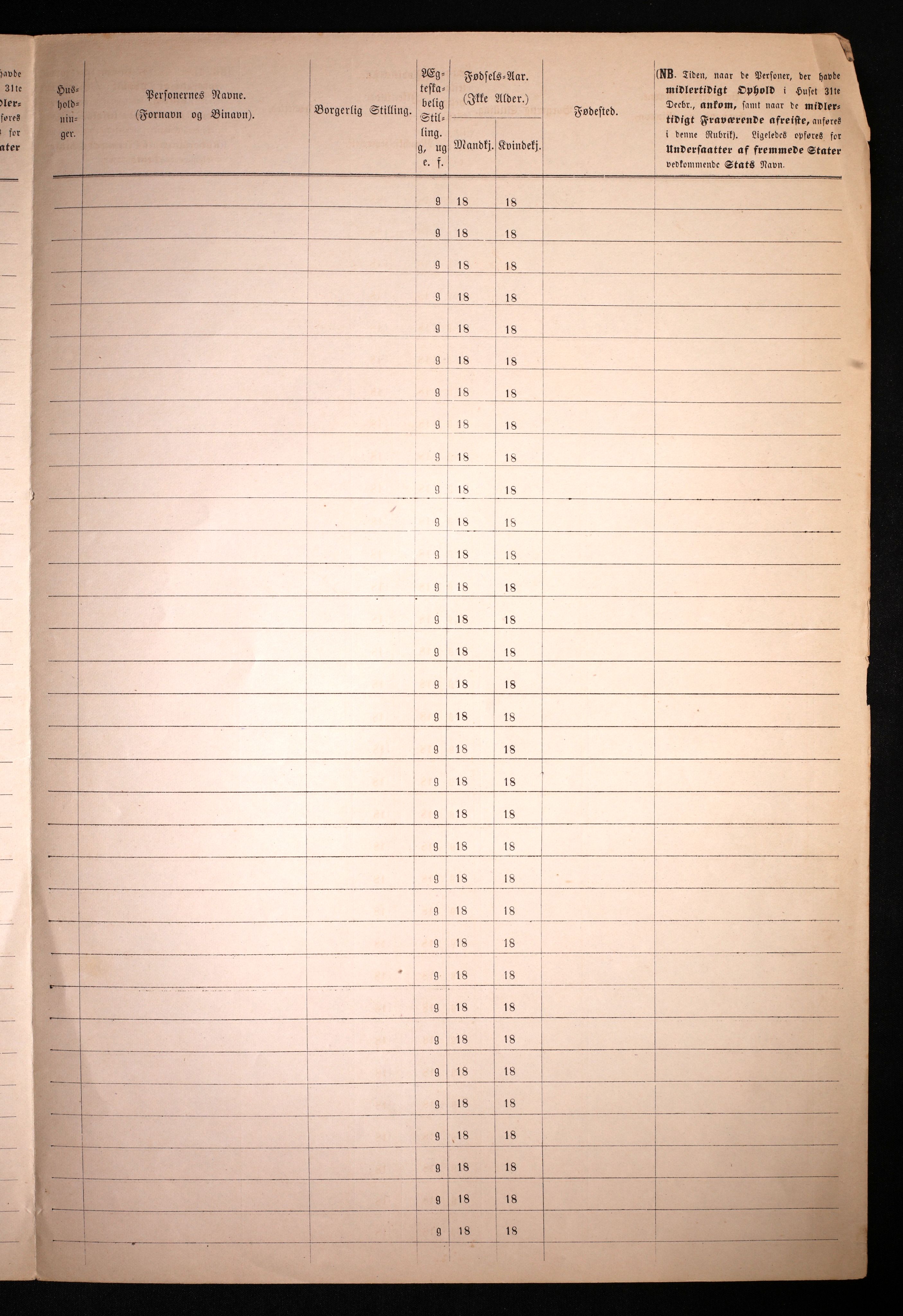 RA, 1870 census for 0101 Fredrikshald, 1870, p. 1617