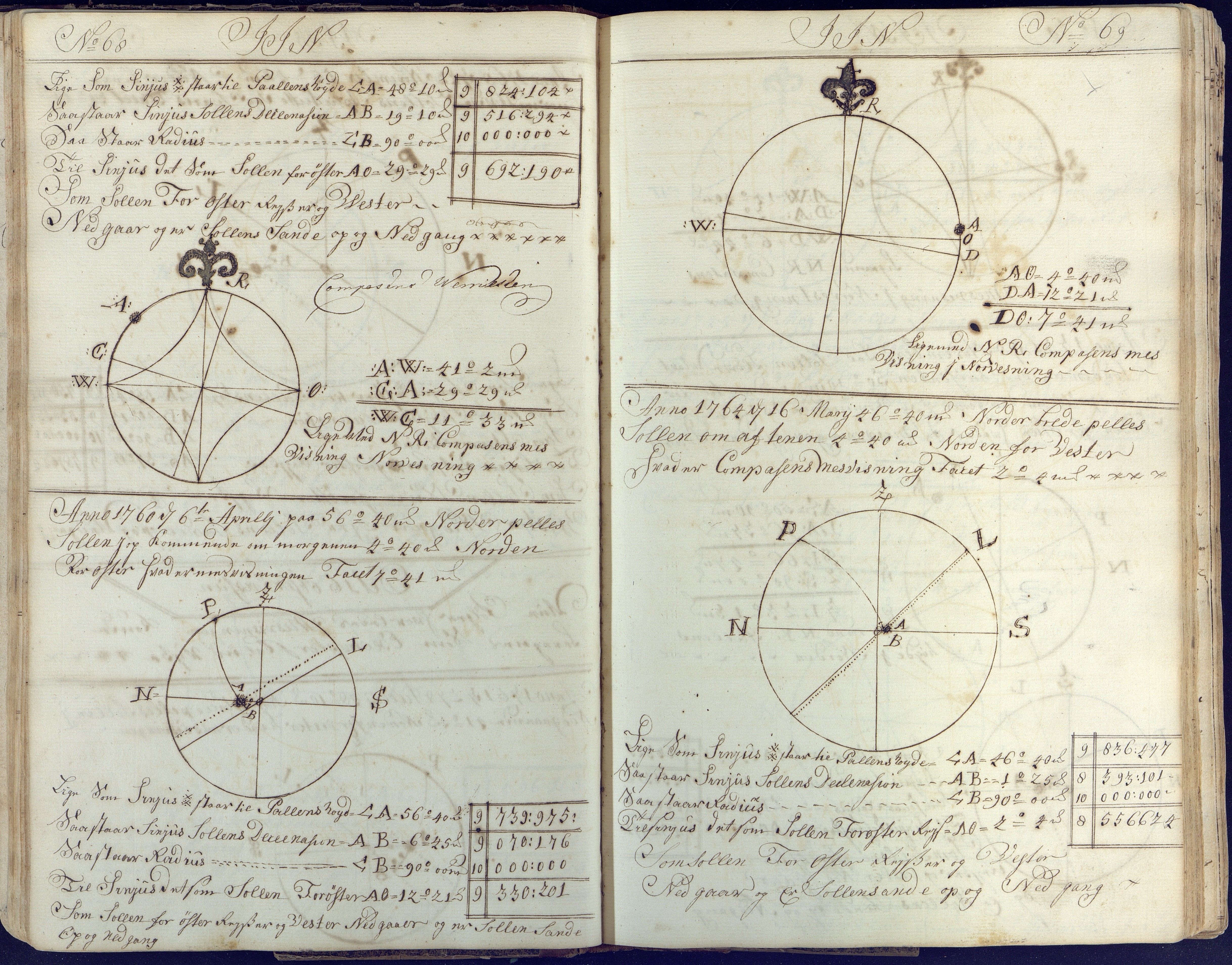 Fartøysarkivet, AAKS/PA-1934/F/L0176/0005: Flere fartøy (se mappenivå) / Ingeborg Maria (snov), 1766-1768, p. 68-69