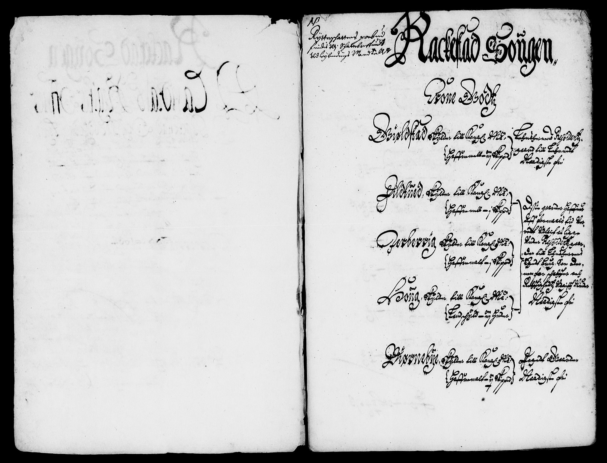 Rentekammeret inntil 1814, Reviderte regnskaper, Lensregnskaper, AV/RA-EA-5023/R/Rb/Rbd/L0009: Maria kirke prosti gods og Rakkestad len, 1664-1665