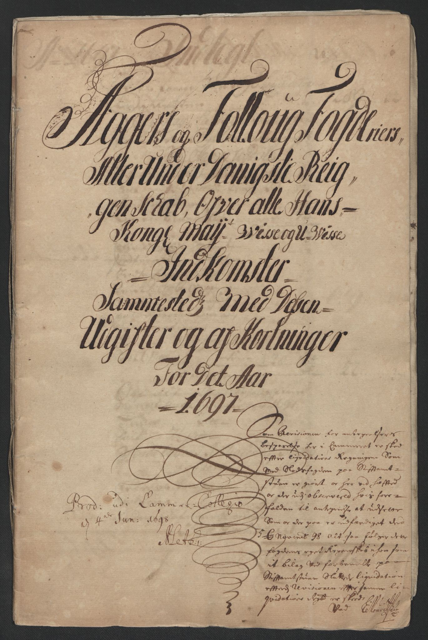 Rentekammeret inntil 1814, Reviderte regnskaper, Fogderegnskap, AV/RA-EA-4092/R10/L0440: Fogderegnskap Aker og Follo, 1696-1697, p. 241