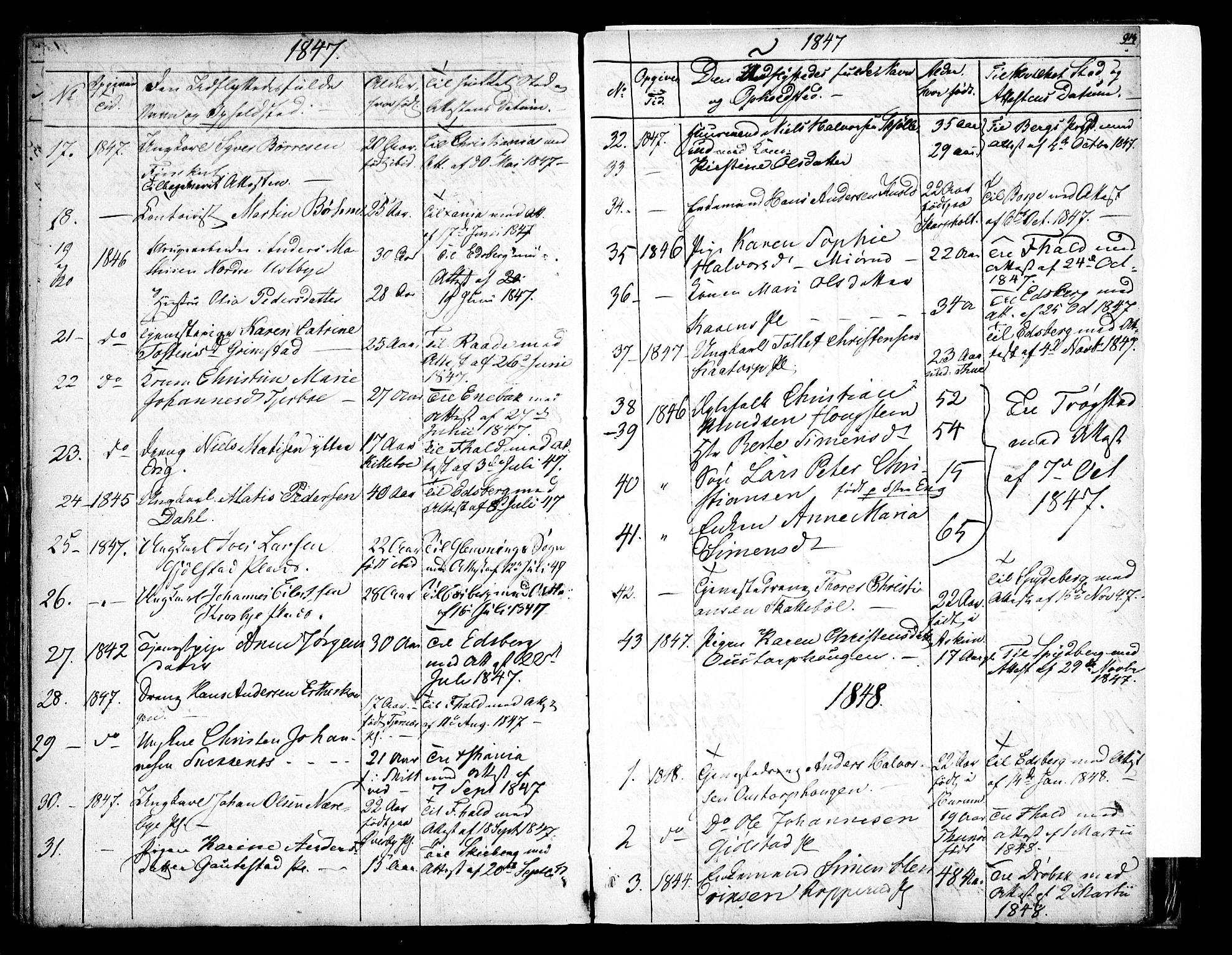 Rakkestad prestekontor Kirkebøker, AV/SAO-A-2008/F/Fa/L0008: Parish register (official) no. I 8, 1842-1849, p. 913-914