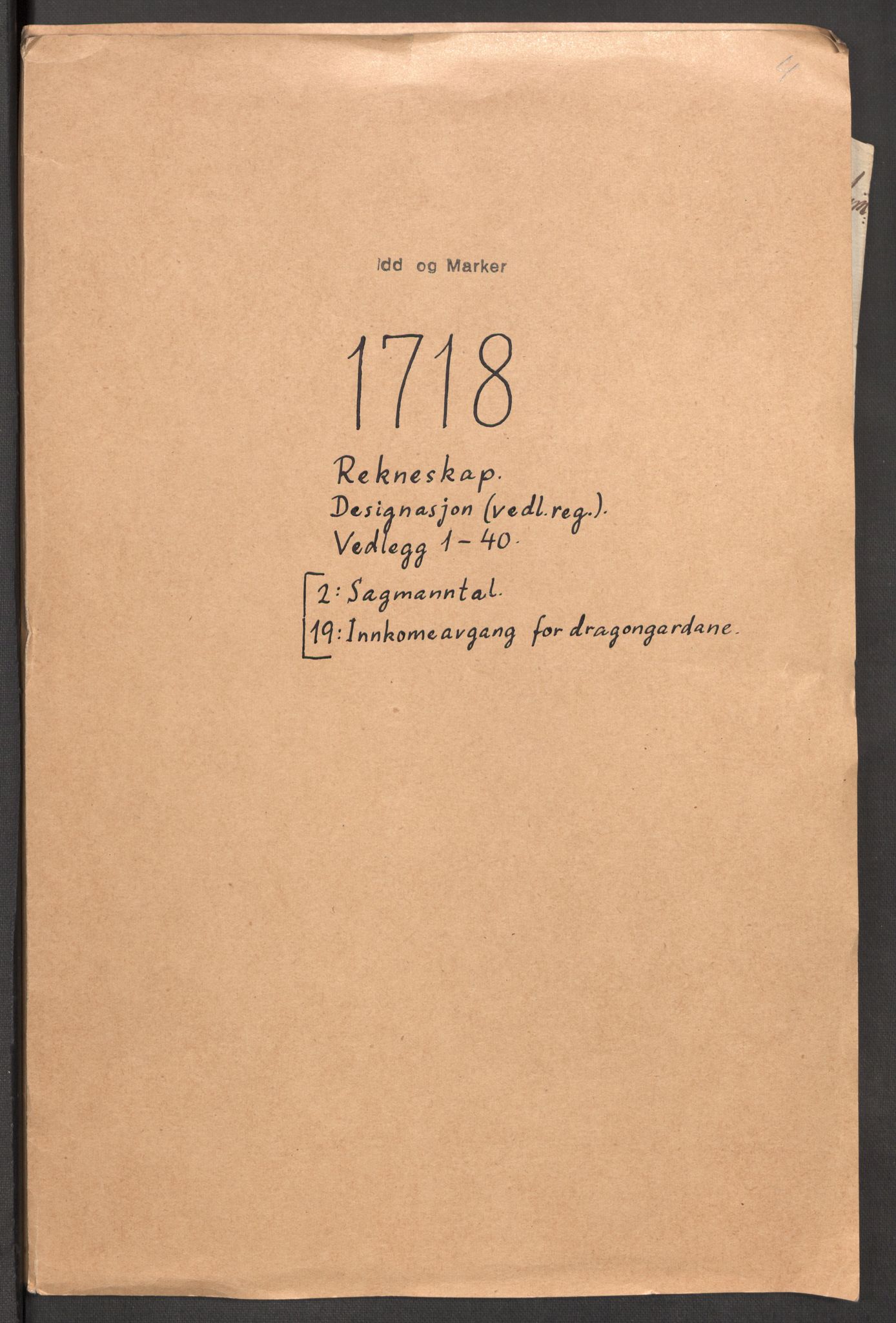 Rentekammeret inntil 1814, Reviderte regnskaper, Fogderegnskap, RA/EA-4092/R01/L0024: Fogderegnskap Idd og Marker, 1717-1718, p. 228
