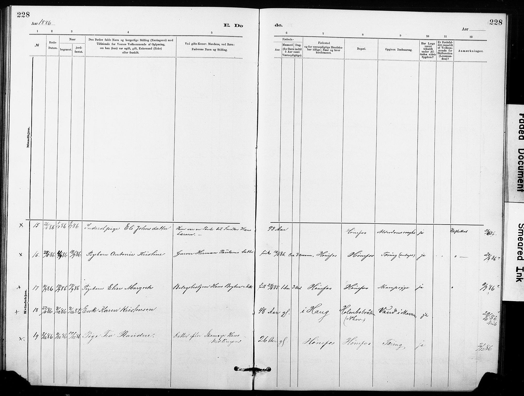 Hønefoss kirkebøker, SAKO/A-609/G/Ga/L0001: Parish register (copy) no. 1, 1870-1887, p. 228