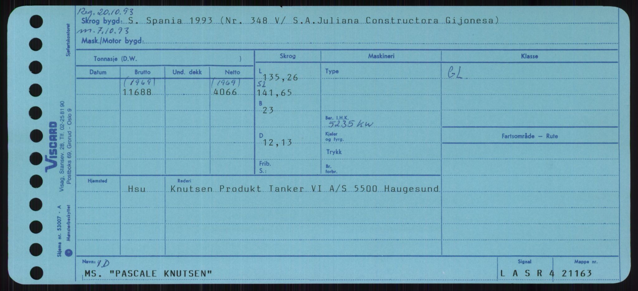 Sjøfartsdirektoratet med forløpere, Skipsmålingen, AV/RA-S-1627/H/Ha/L0004/0002: Fartøy, Mas-R / Fartøy, Odin-R, p. 231