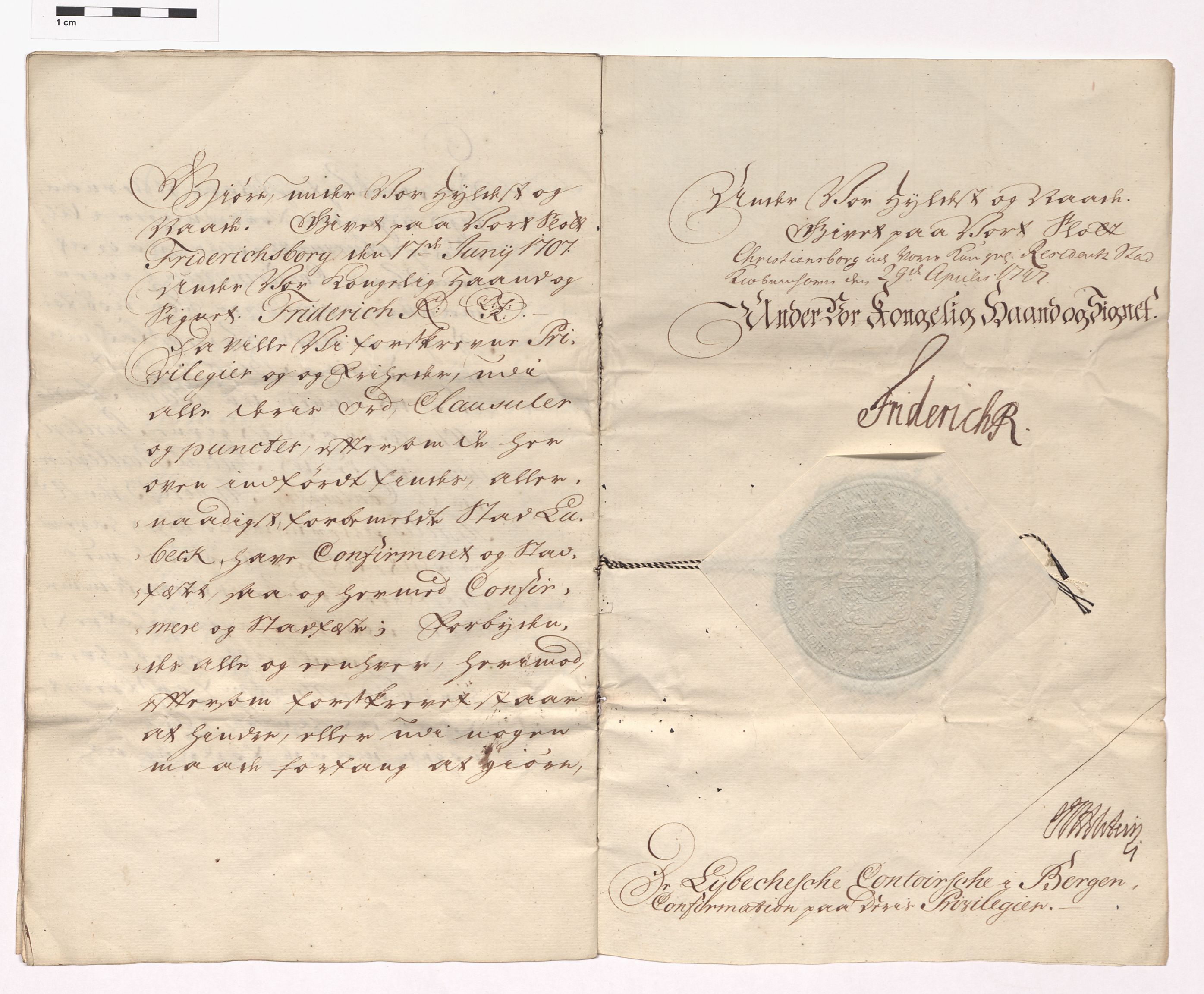 07.1 Urkunden, 3 Auswärtige Beziehungen (Externa), AHL/-/21: Norwegen (Norvagica); Kontor zu Bergen, 1247-1747, p. 1232