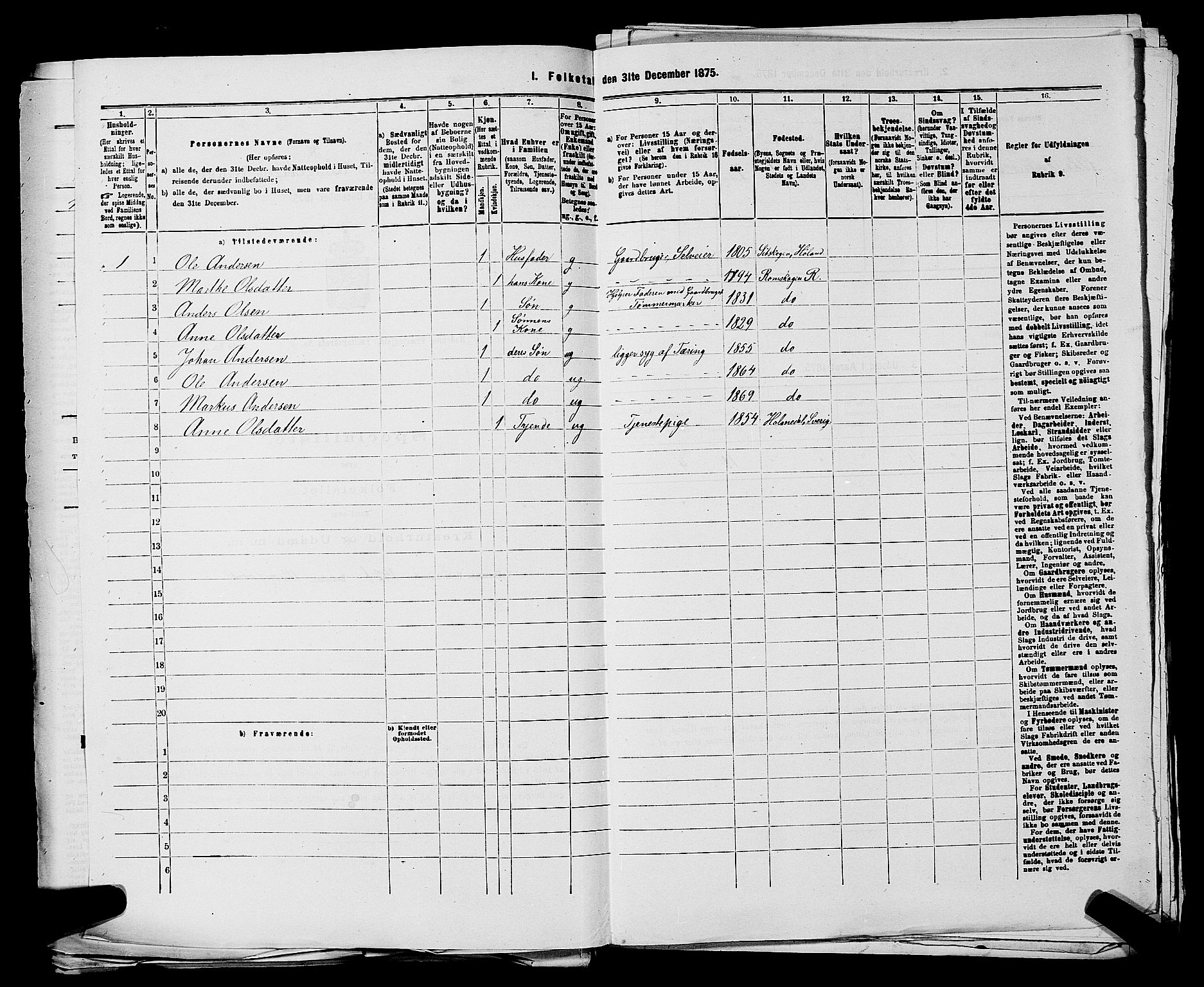 RA, 1875 census for 0120P Rødenes, 1875, p. 829