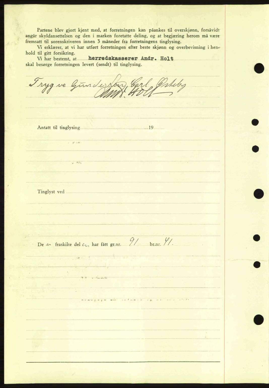 Idd og Marker sorenskriveri, AV/SAO-A-10283/G/Gb/Gbb/L0005: Mortgage book no. A5, 1941-1943, Diary no: : 906/1942