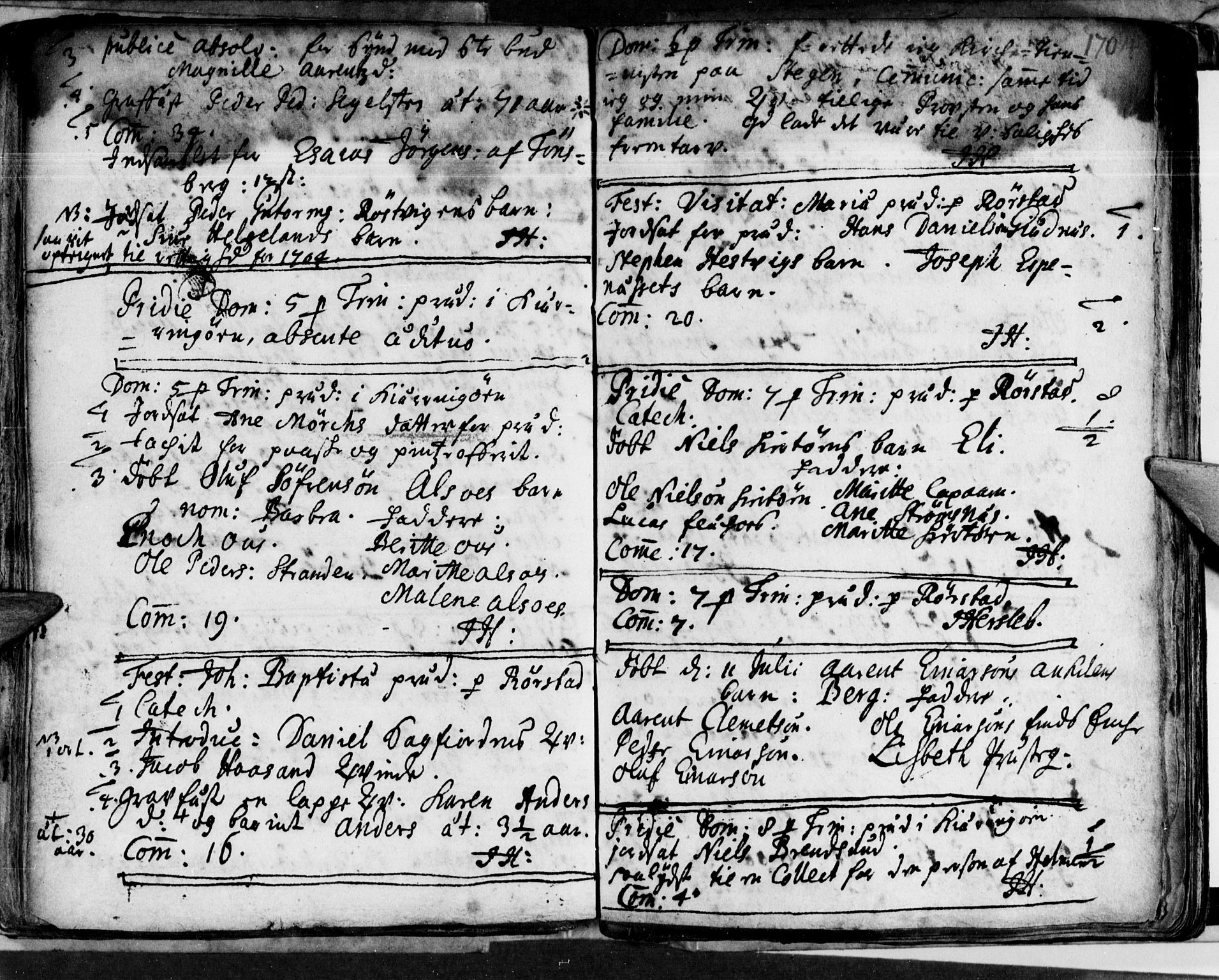 Ministerialprotokoller, klokkerbøker og fødselsregistre - Nordland, SAT/A-1459/853/L0764: Parish register (official) no. 853A03, 1697-1715