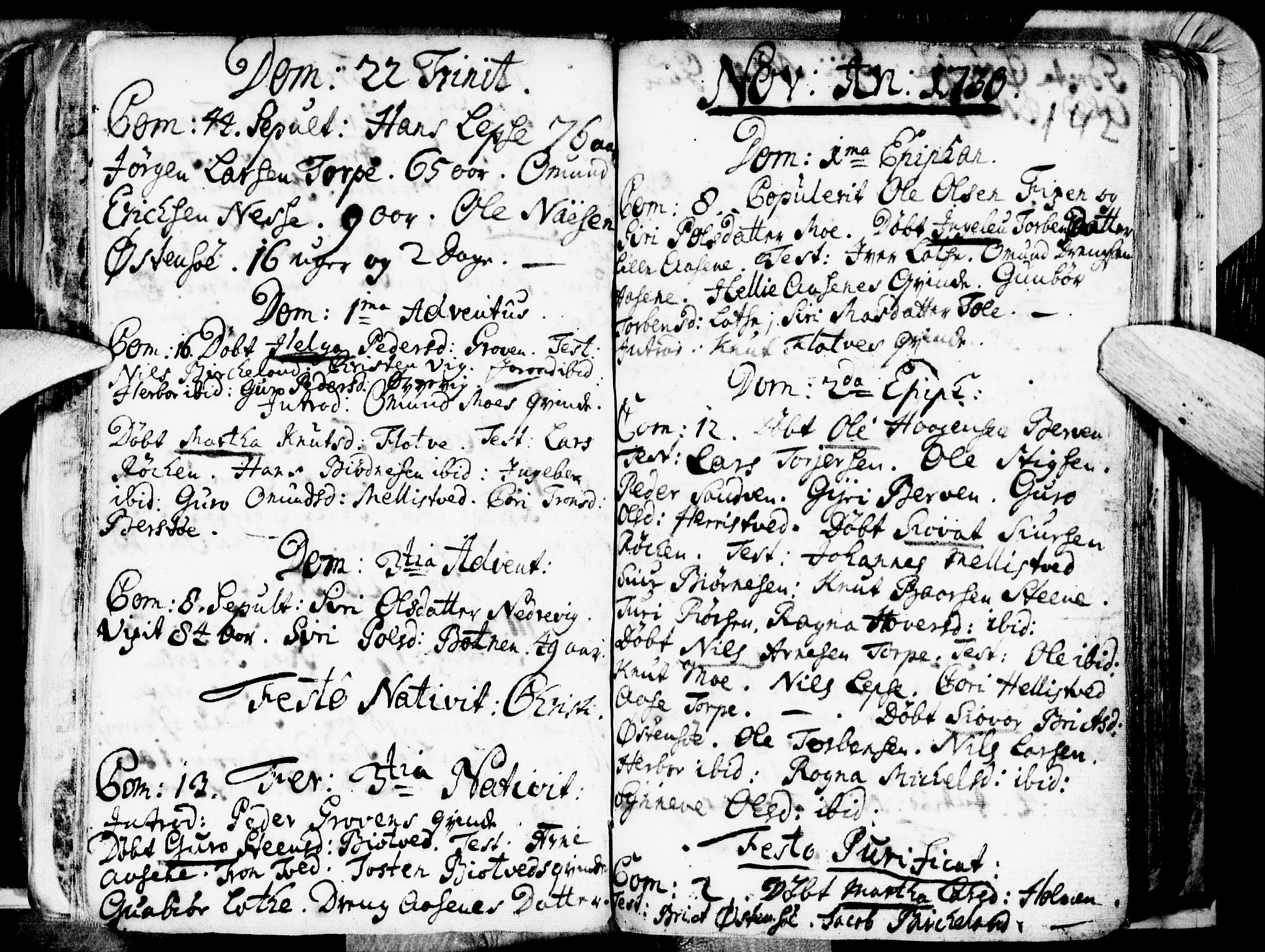 Kvam sokneprestembete, SAB/A-76201/H/Haa: Parish register (official) no. A 1, 1690-1741, p. 142
