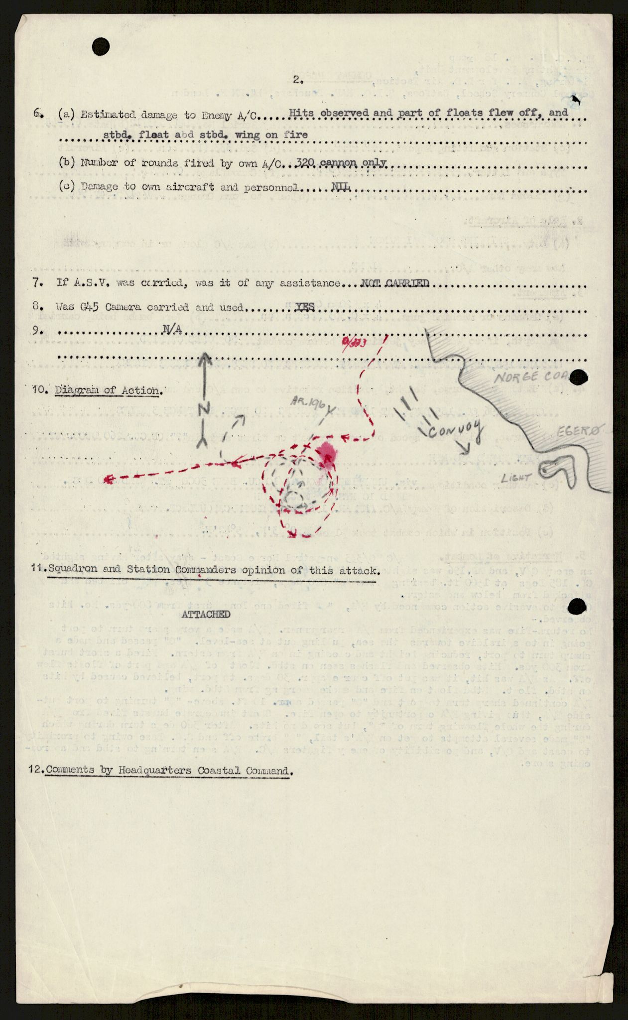 Forsvaret, 333 Skvadron, AV/RA-RAFA-2003/1/Da/L0041: Combat, Crash and and Circumstantial Reports , 1943-1945, p. 338