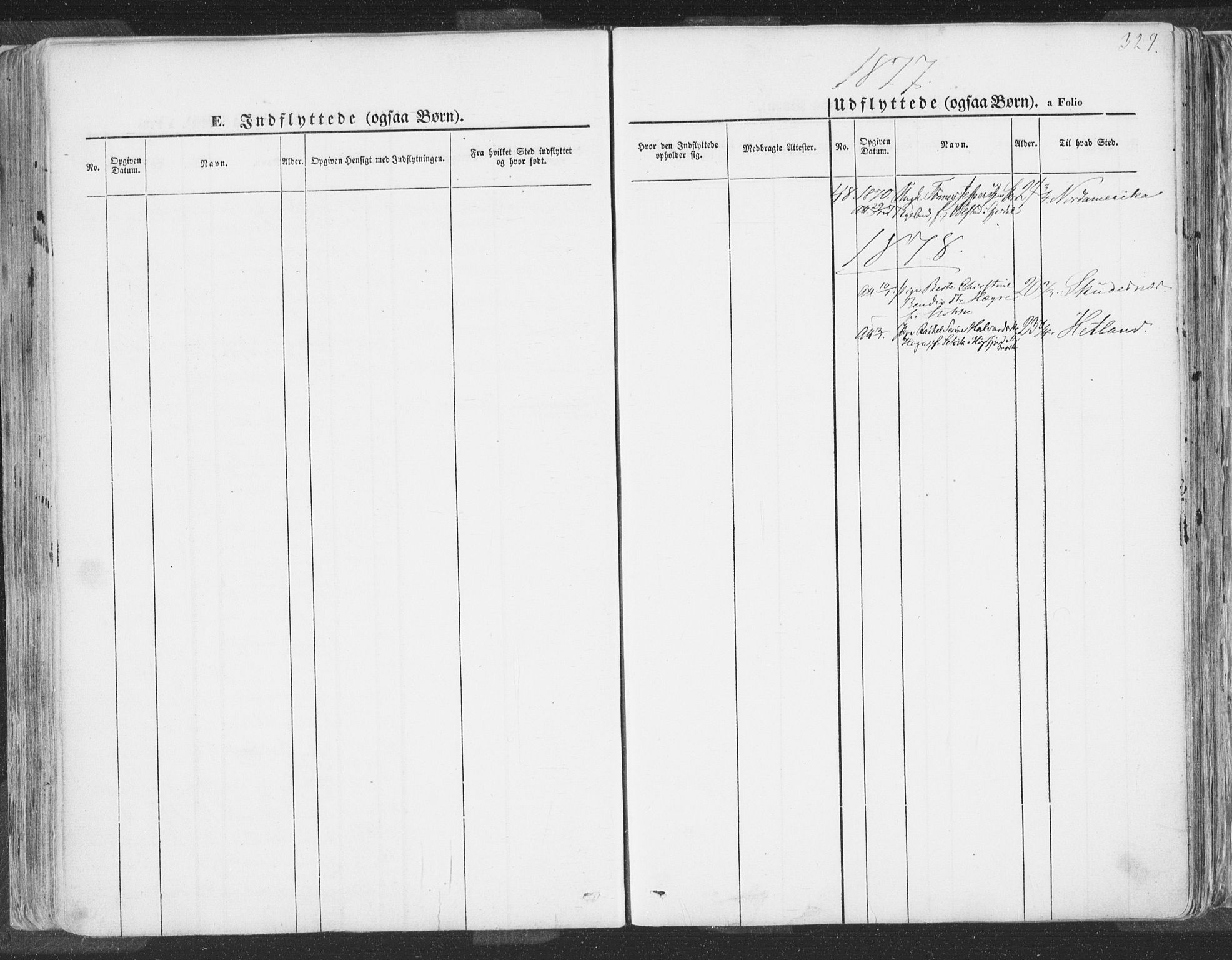 Høyland sokneprestkontor, SAST/A-101799/001/30BA/L0009: Parish register (official) no. A 9.2, 1857-1877, p. 329