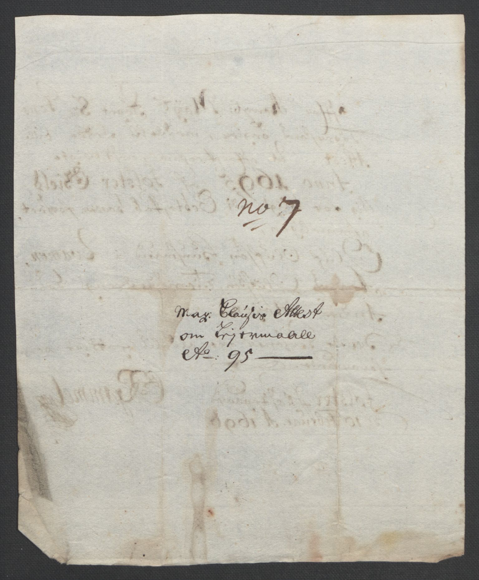 Rentekammeret inntil 1814, Reviderte regnskaper, Fogderegnskap, AV/RA-EA-4092/R53/L3422: Fogderegnskap Sunn- og Nordfjord, 1695-1696, p. 95