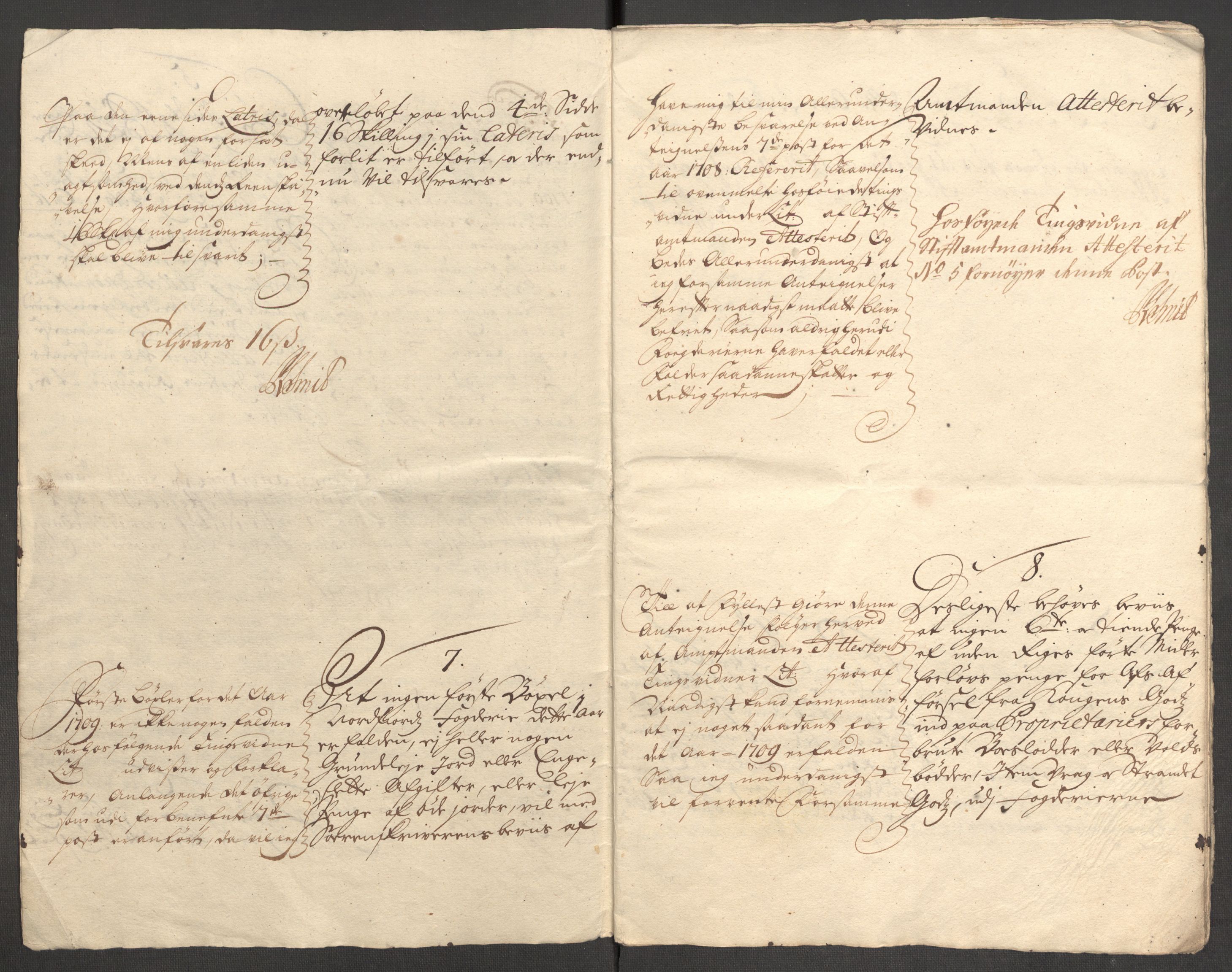 Rentekammeret inntil 1814, Reviderte regnskaper, Fogderegnskap, AV/RA-EA-4092/R53/L3432: Fogderegnskap Sunn- og Nordfjord, 1709, p. 199