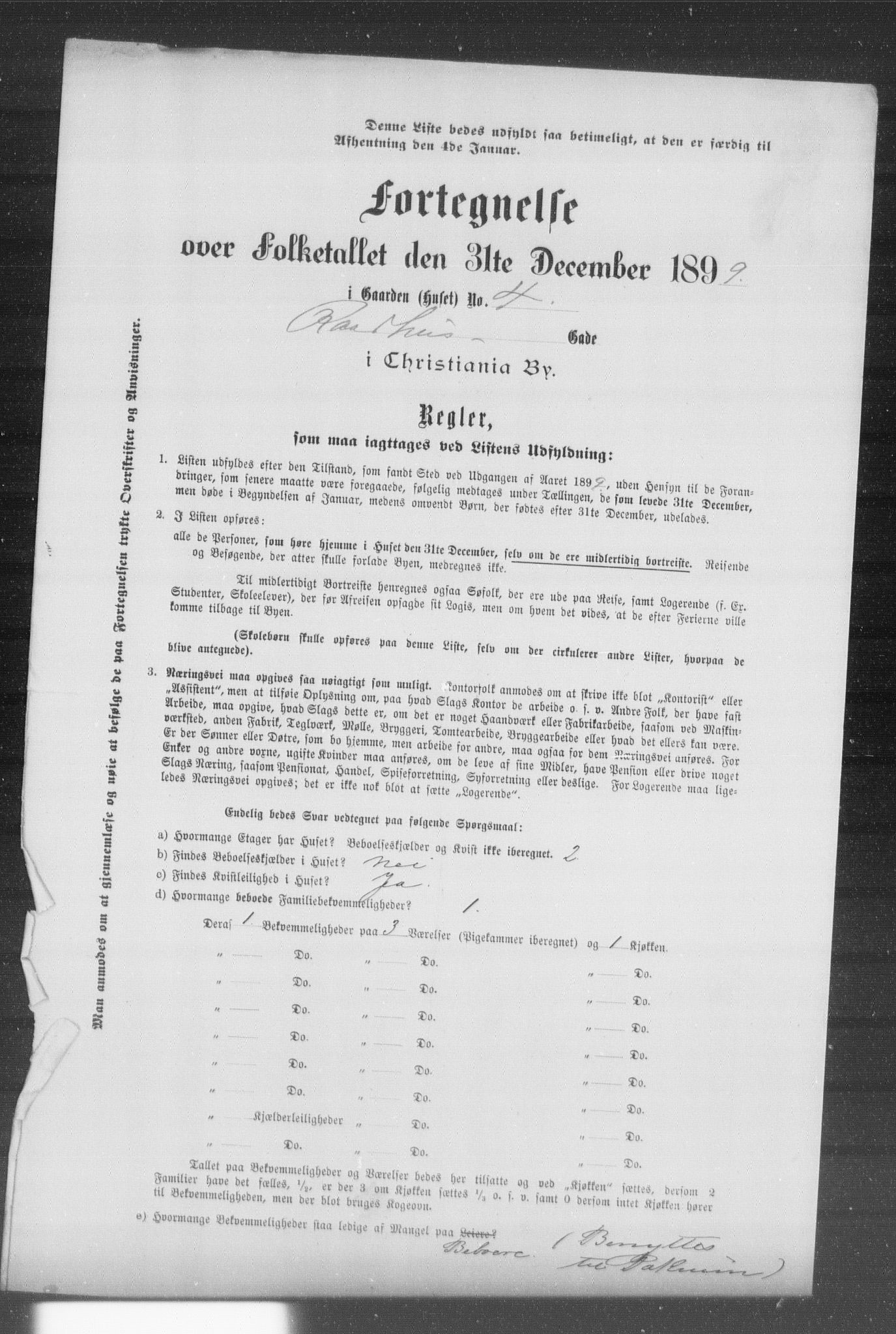 OBA, Municipal Census 1899 for Kristiania, 1899, p. 11235