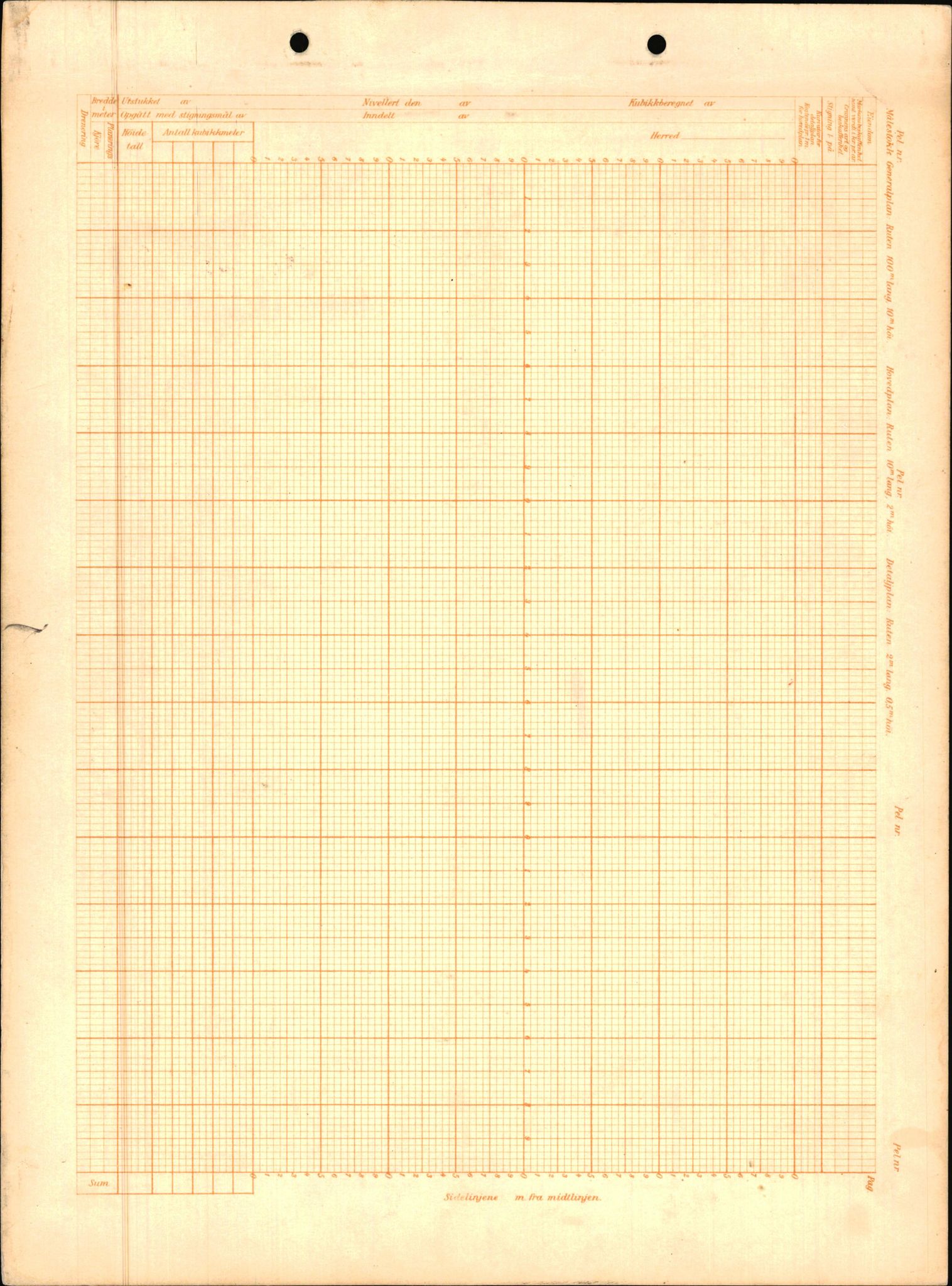 Statens vegvesen, Sogn og Fjordane vegkontor, AV/SAB-A-5301/6/H/H15/H15D/L0007/0001: Profilar / Moskog - Gaular Grense, 1938-1944, p. 3