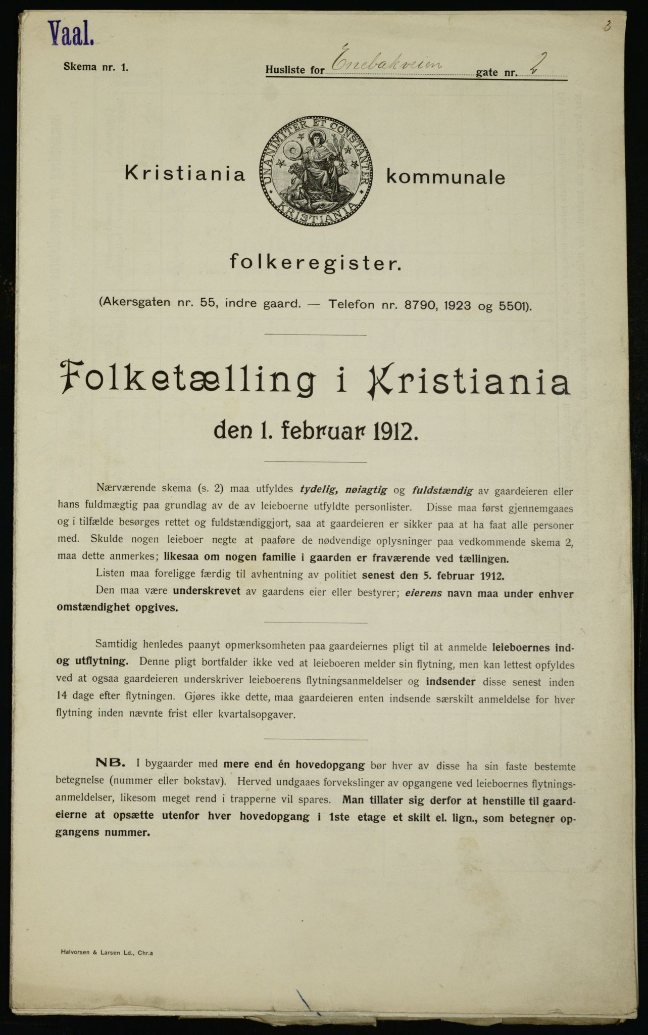 OBA, Municipal Census 1912 for Kristiania, 1912, p. 20946