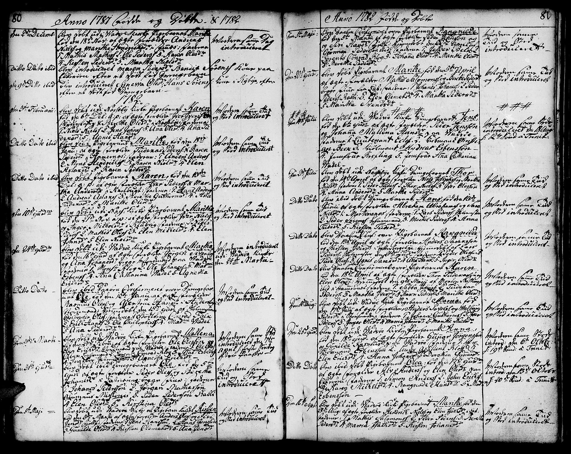 Vadsø sokneprestkontor, AV/SATØ-S-1325/H/Ha/L0002kirke: Parish register (official) no. 2, 1764-1821, p. 80-81