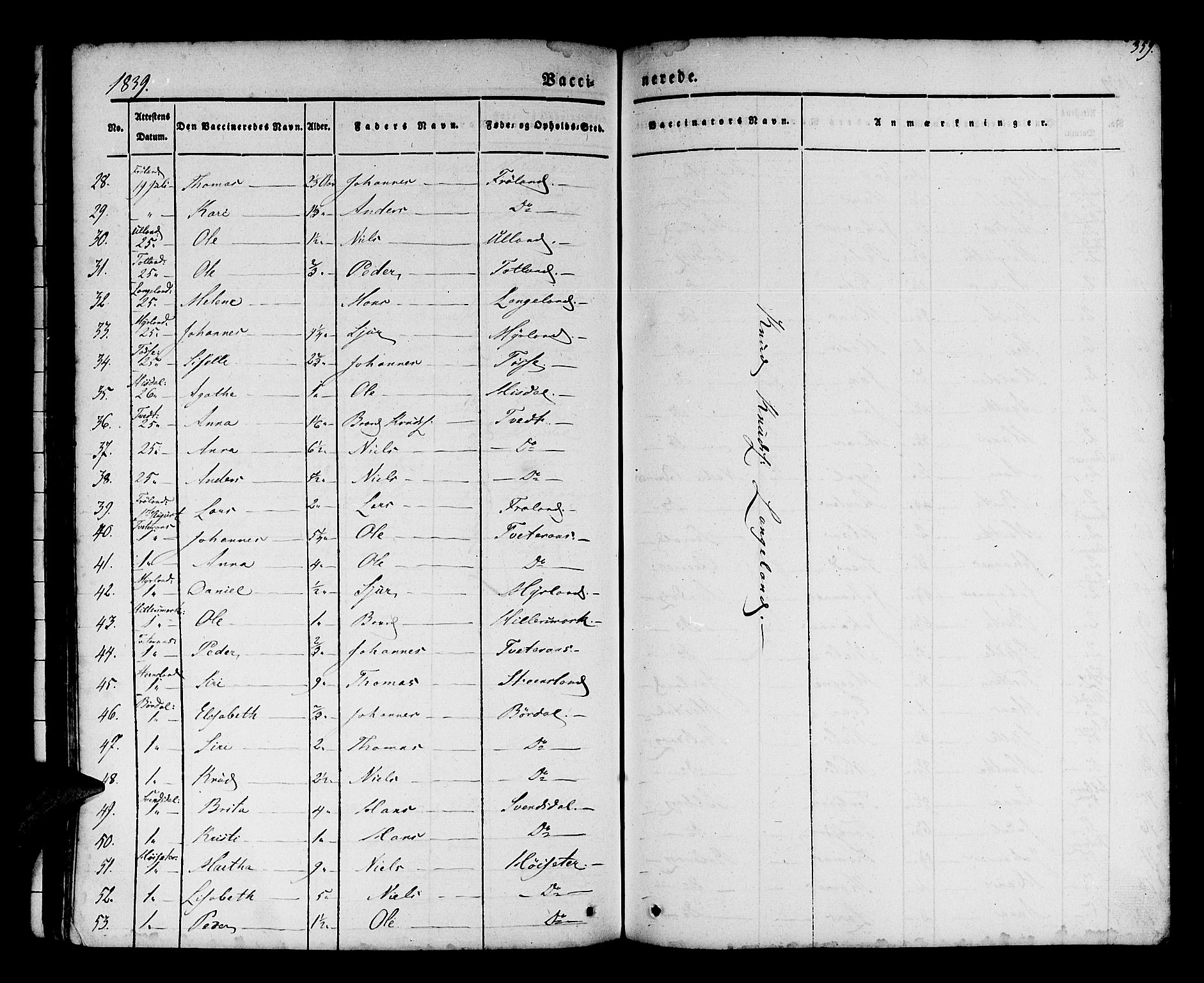 Os sokneprestembete, AV/SAB-A-99929: Parish register (official) no. A 15, 1839-1851, p. 359