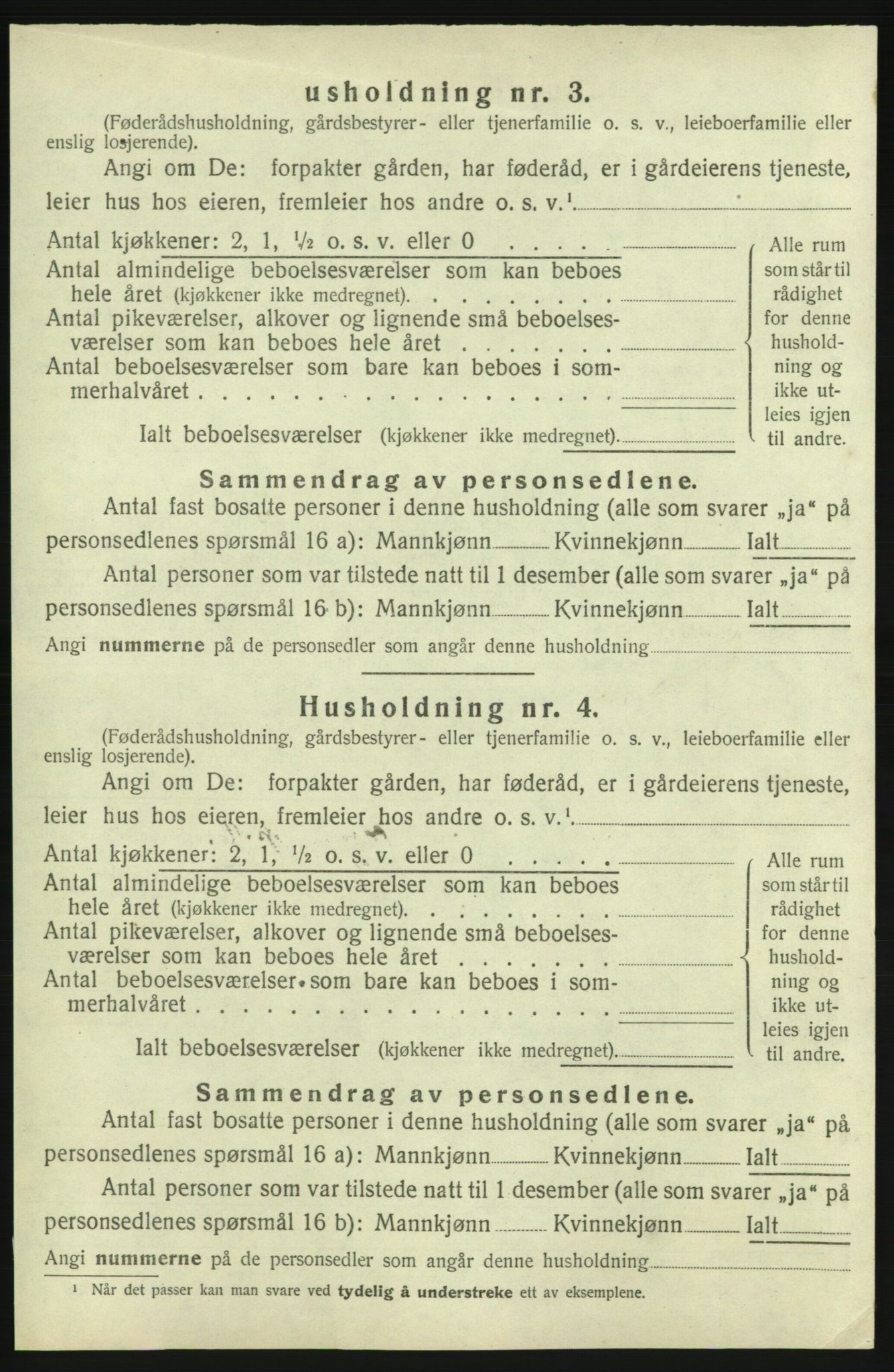 SAB, 1920 census for Skånevik, 1920, p. 171