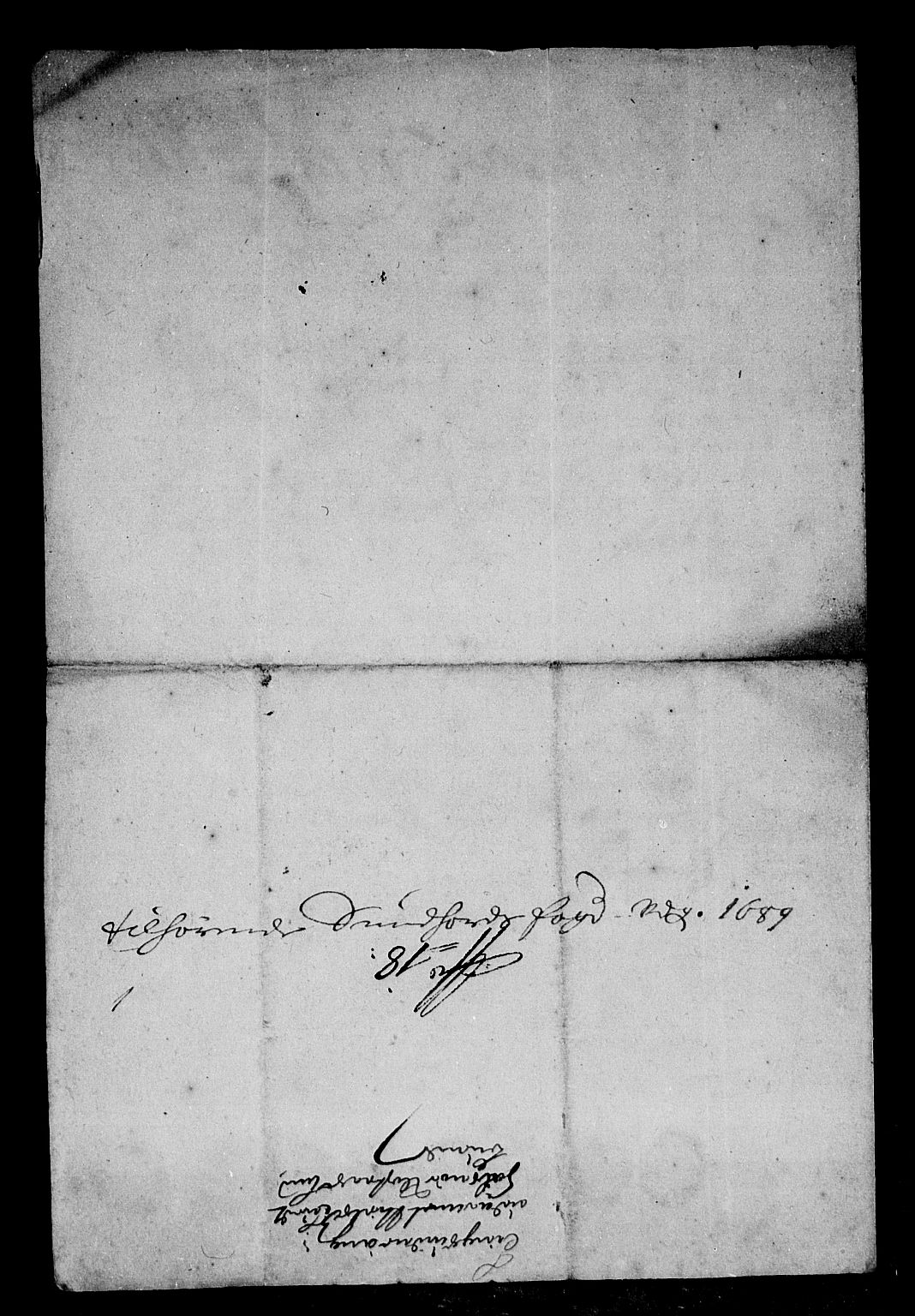 Rentekammeret inntil 1814, Reviderte regnskaper, Stiftamtstueregnskaper, Bergen stiftamt, AV/RA-EA-6043/R/Rc/L0090: Bergen stiftamt, 1689