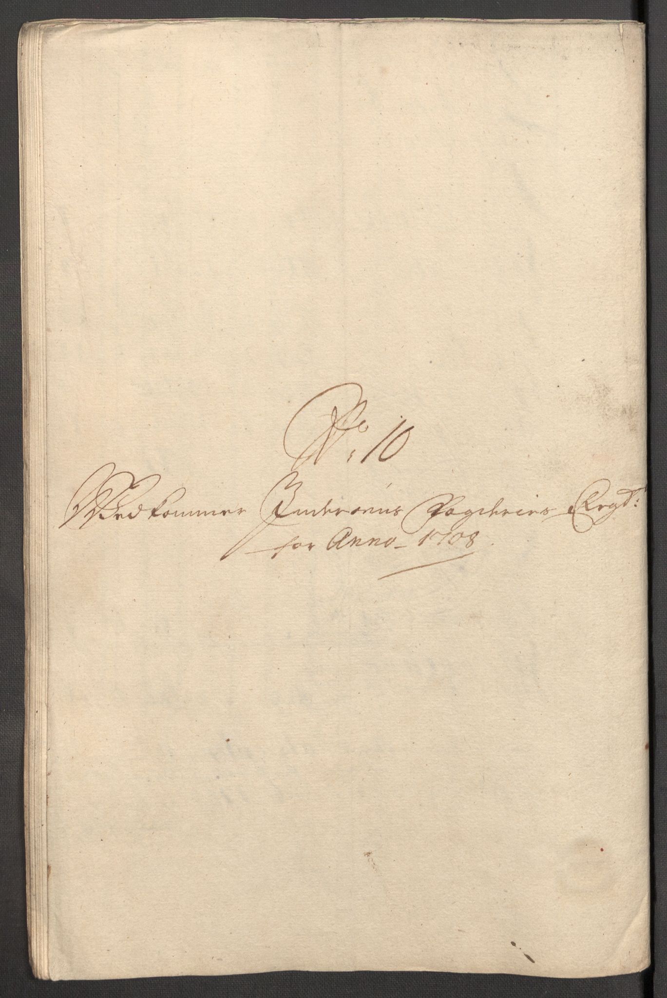 Rentekammeret inntil 1814, Reviderte regnskaper, Fogderegnskap, AV/RA-EA-4092/R63/L4316: Fogderegnskap Inderøy, 1708, p. 181