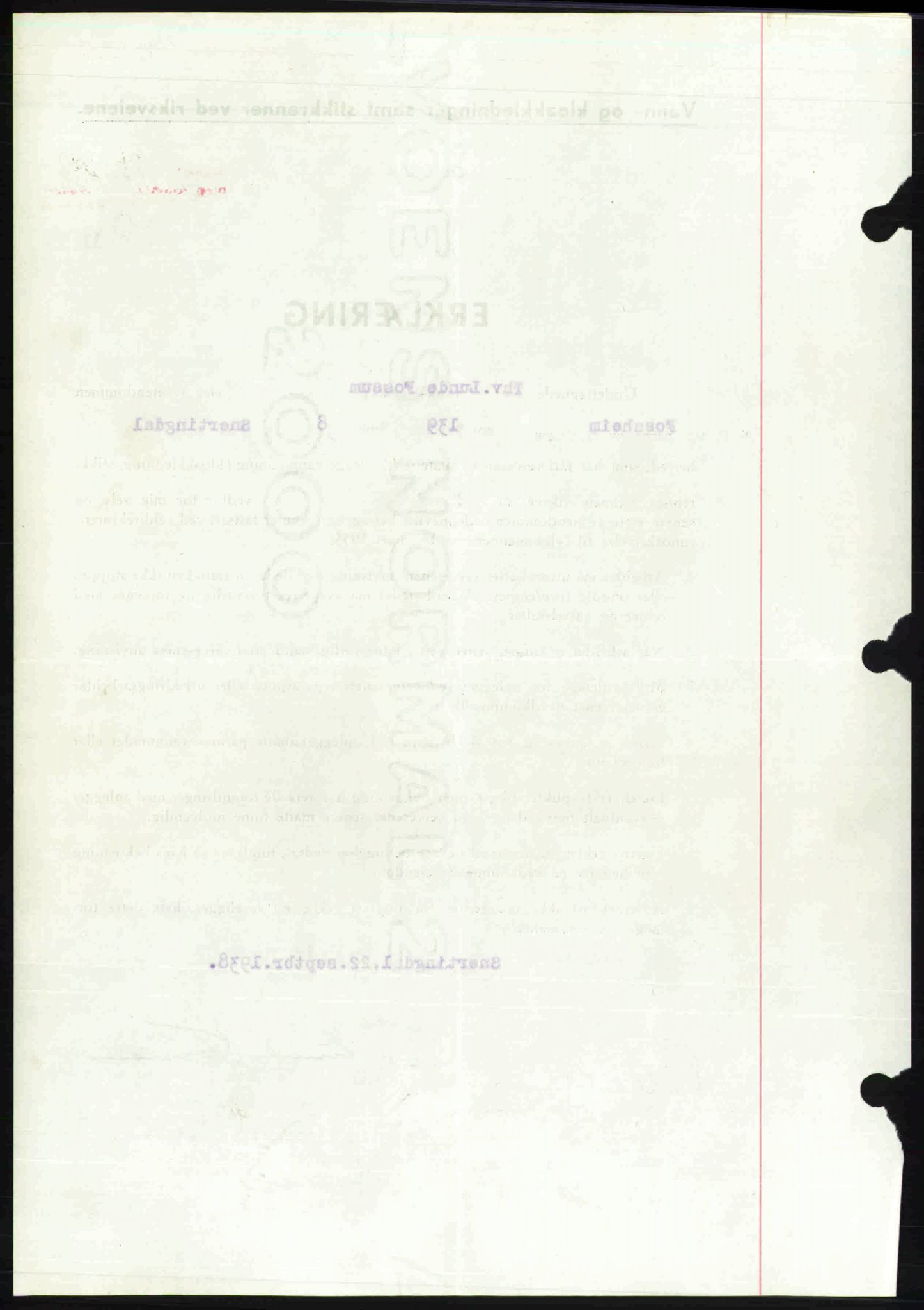 Toten tingrett, SAH/TING-006/H/Hb/Hbc/L0004: Mortgage book no. Hbc-04, 1938-1938, Diary no: : 2126/1938