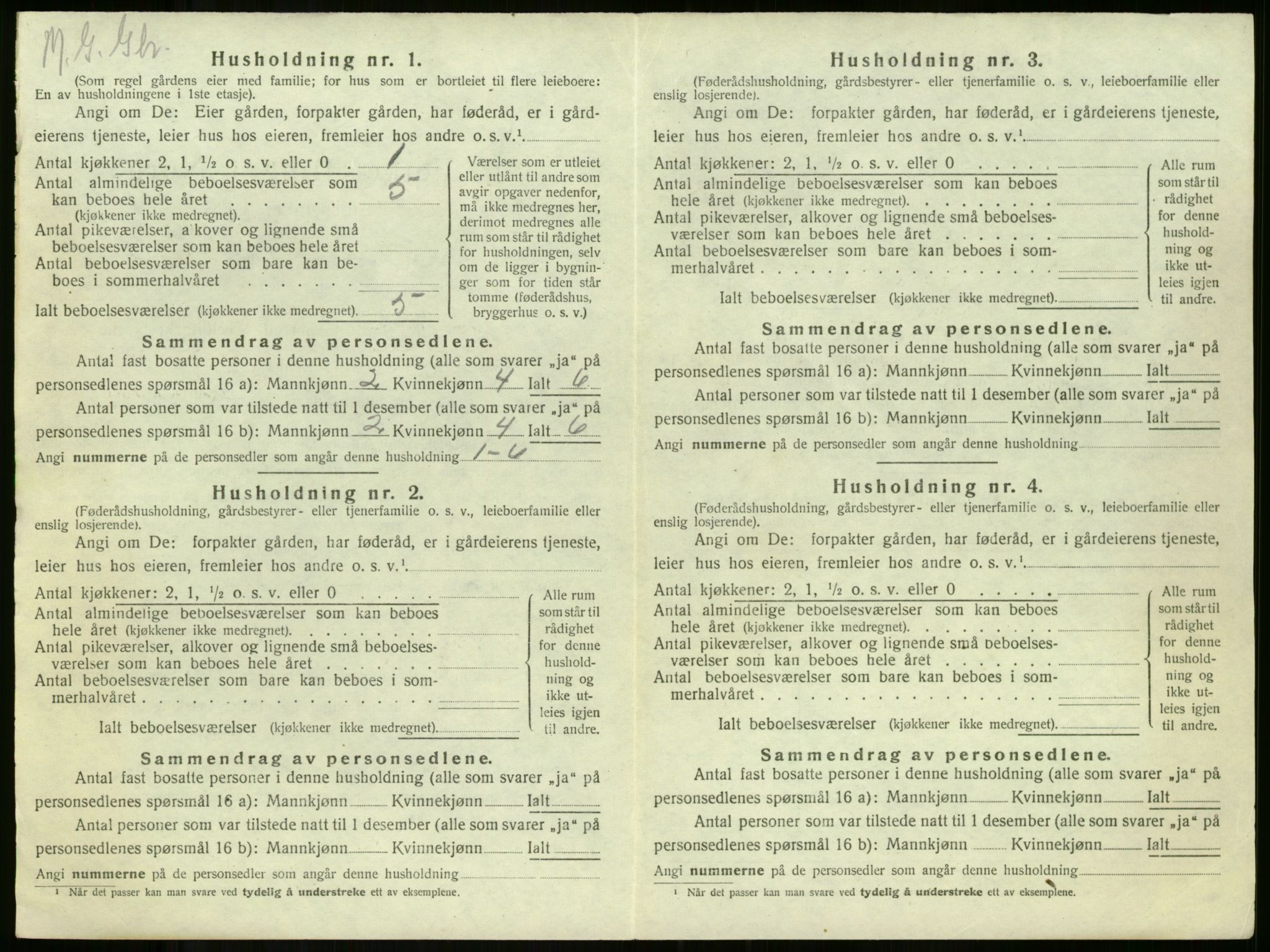 SAKO, 1920 census for Borre, 1920, p. 1375