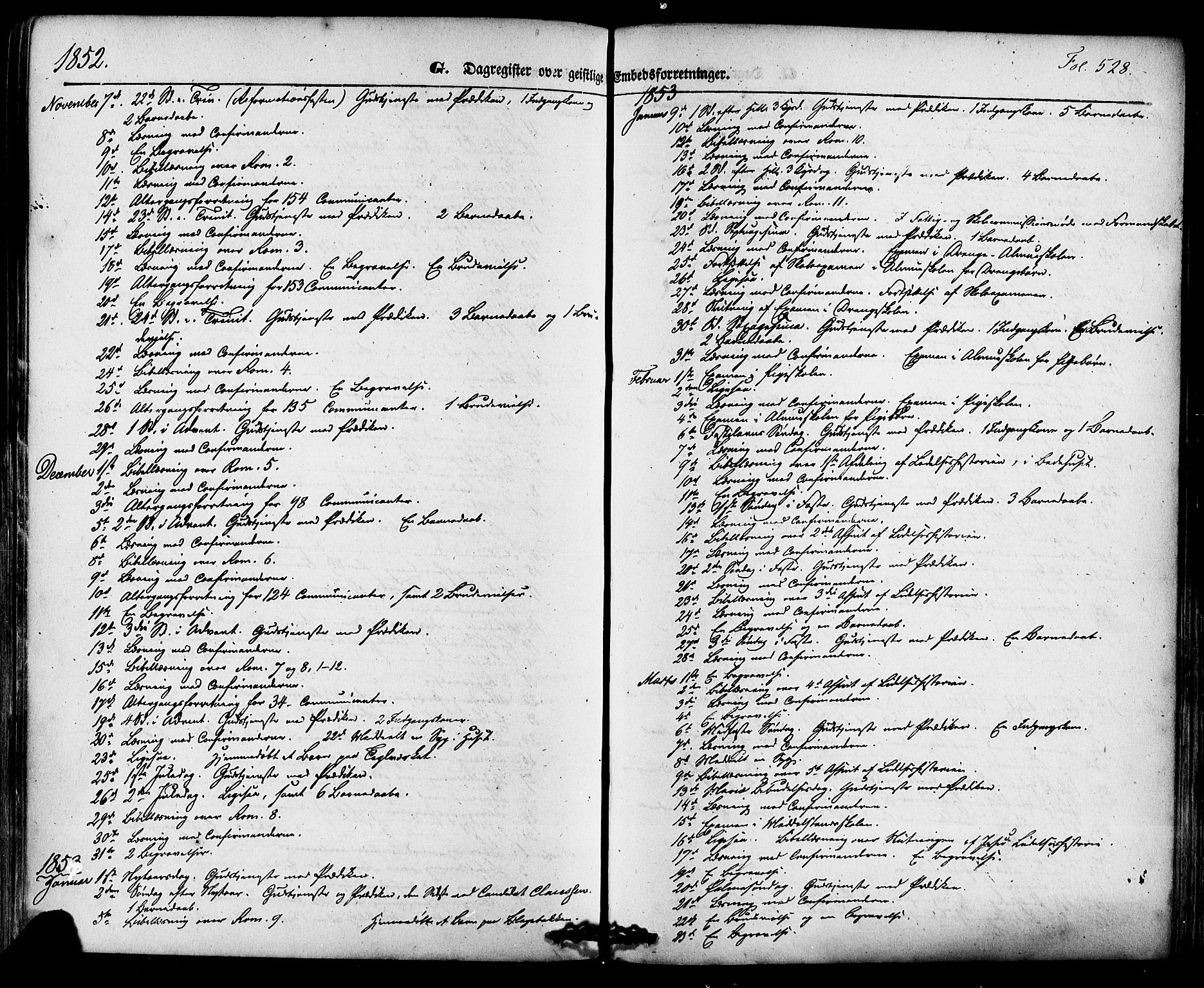 Skien kirkebøker, SAKO/A-302/F/Fa/L0006a: Parish register (official) no. 6A, 1843-1856, p. 528