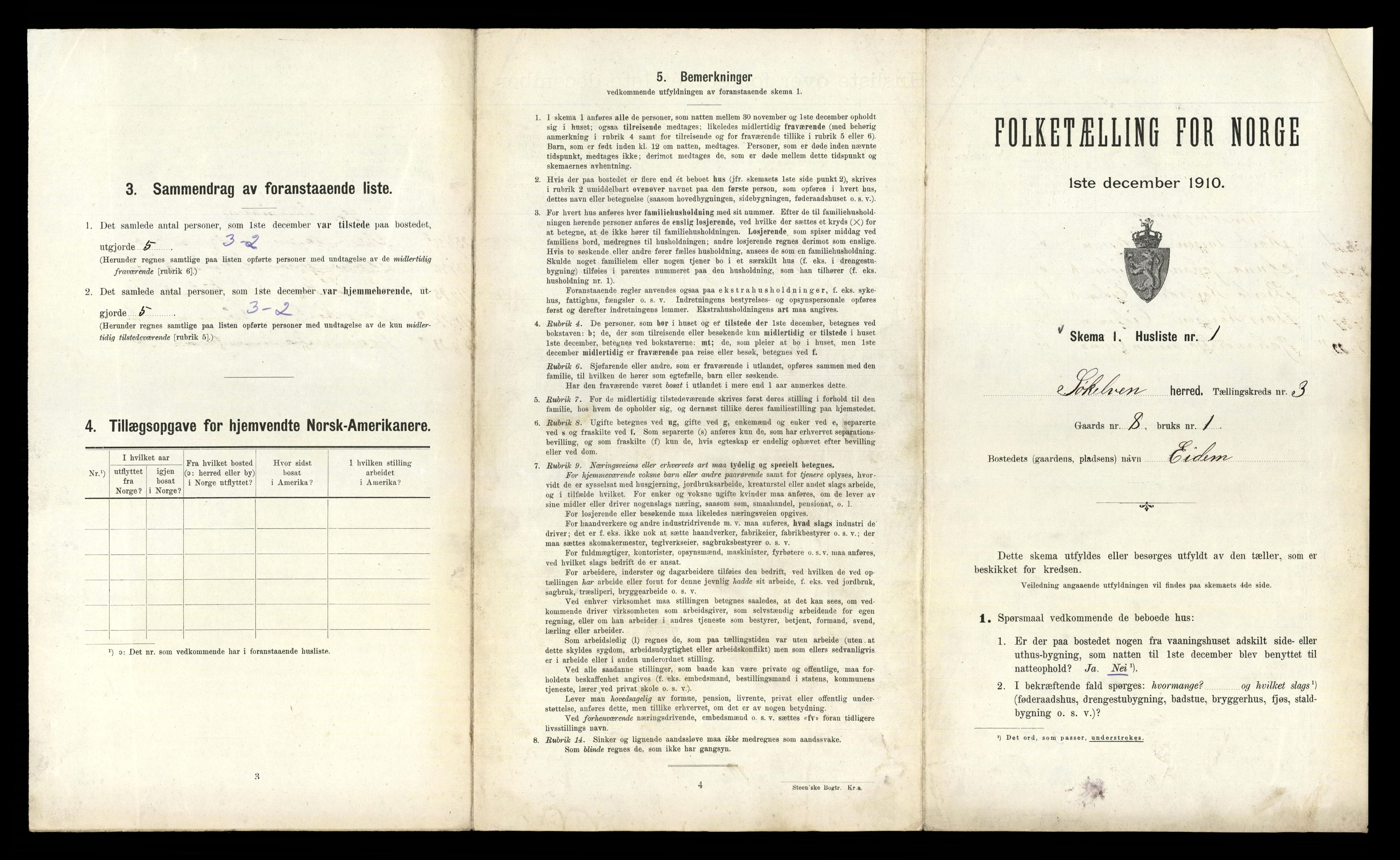 RA, 1910 census for Sykkylven, 1910, p. 189