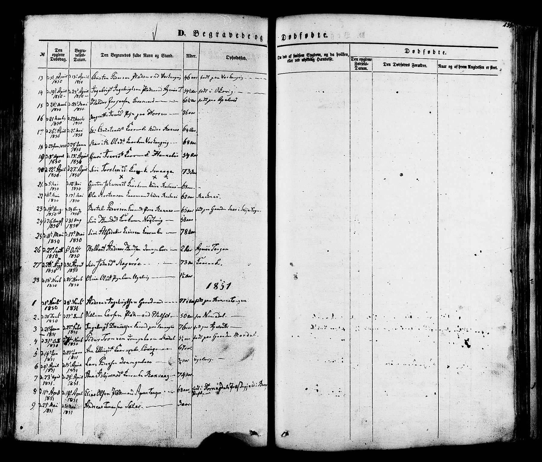 Ministerialprotokoller, klokkerbøker og fødselsregistre - Møre og Romsdal, SAT/A-1454/560/L0719: Parish register (official) no. 560A03, 1845-1872, p. 239