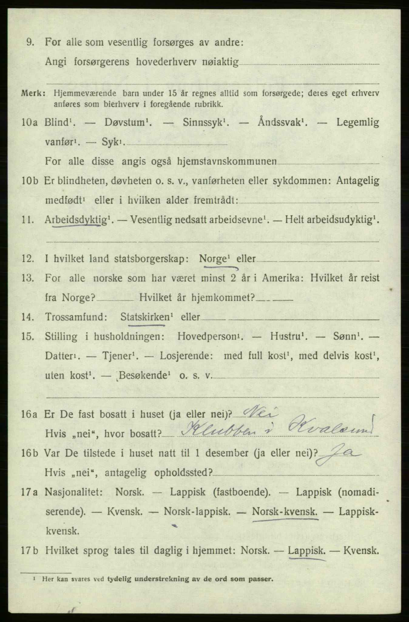 SATØ, 1920 census for , 1920, p. 1971