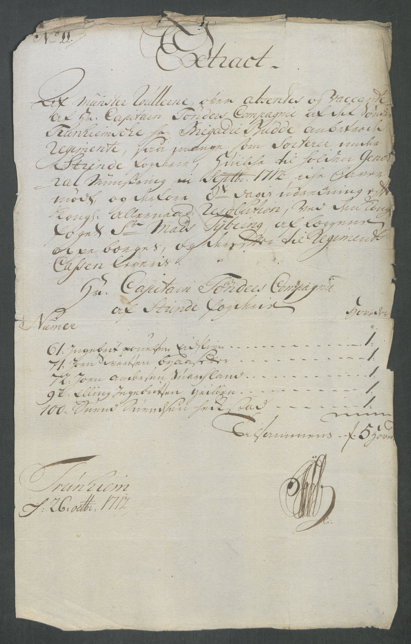 Rentekammeret inntil 1814, Reviderte regnskaper, Fogderegnskap, RA/EA-4092/R61/L4113: Fogderegnskap Strinda og Selbu, 1712-1713, p. 137