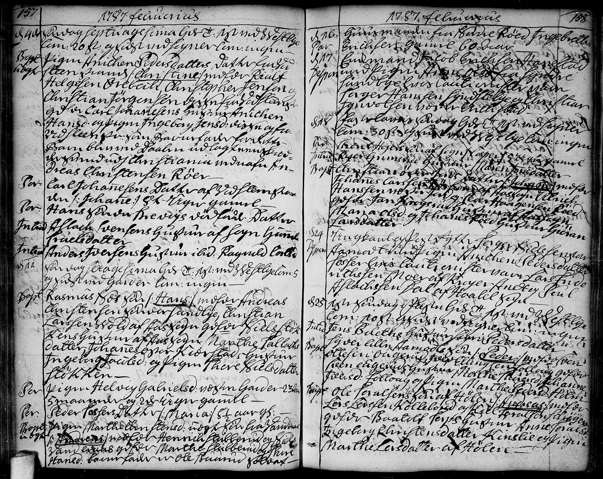 Vestby prestekontor Kirkebøker, AV/SAO-A-10893/F/Fa/L0003: Parish register (official) no. I 3, 1779-1796, p. 157-158