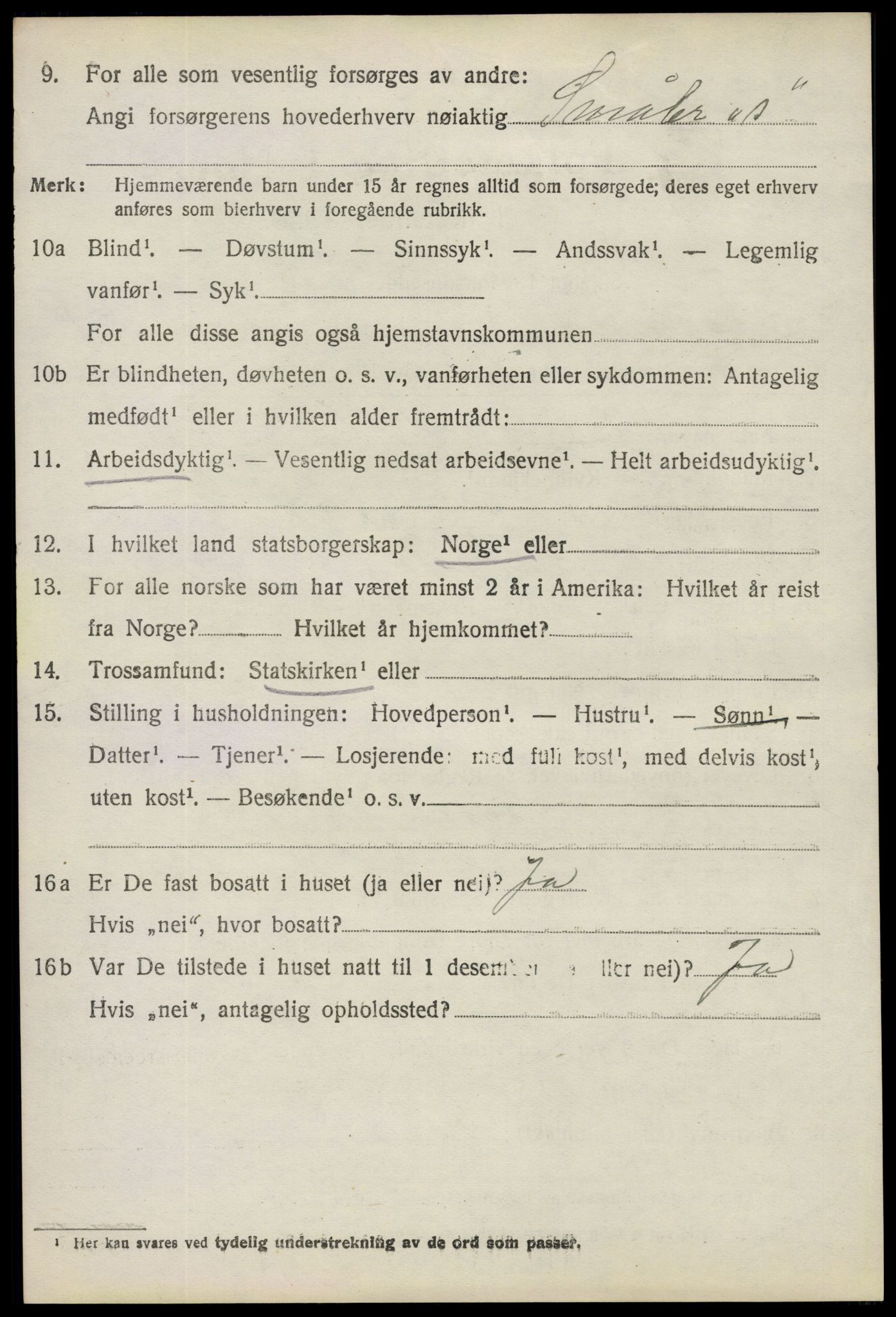 SAO, 1920 census for Trøgstad, 1920, p. 2013