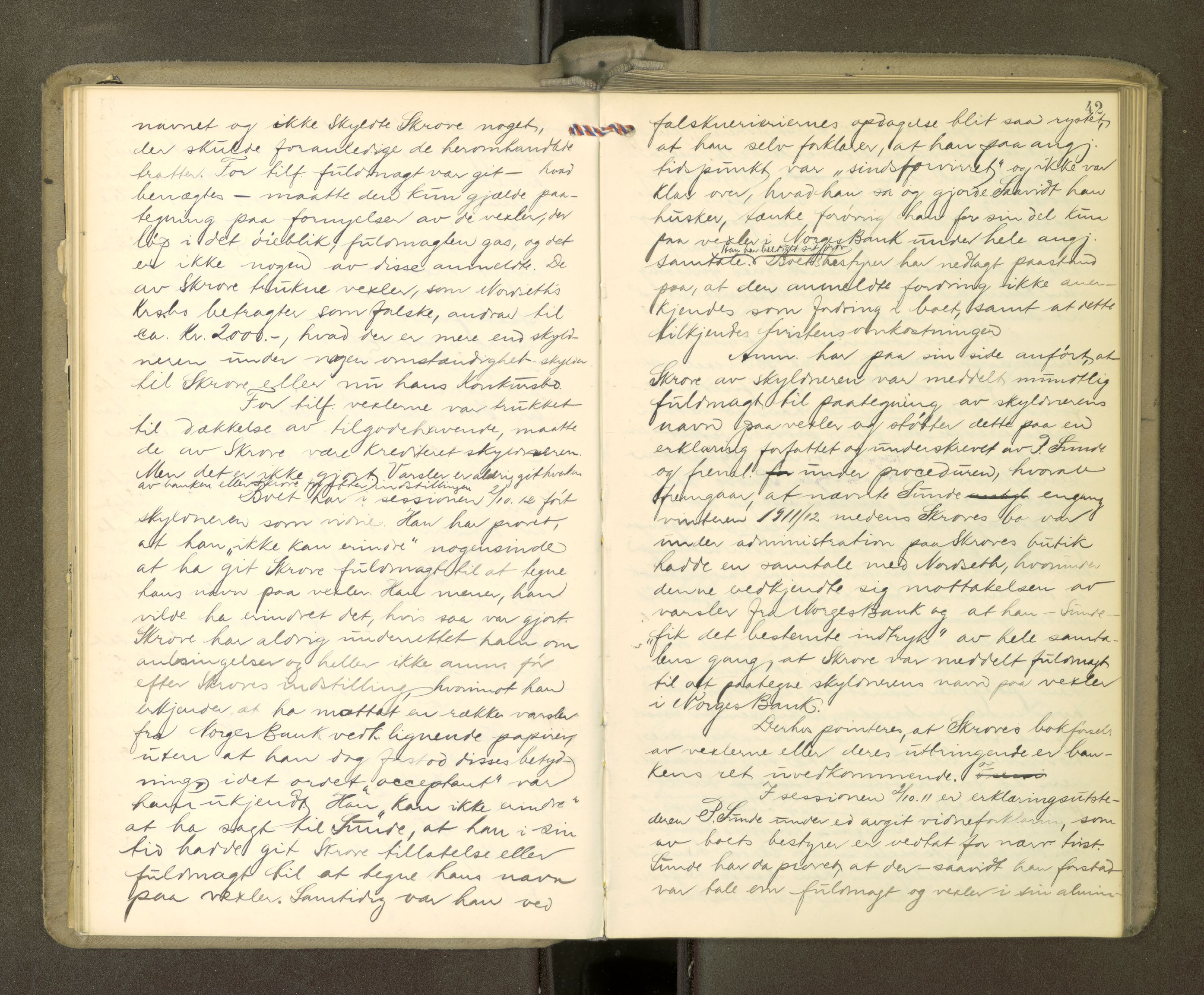 Stjør- og Verdal sorenskriveri, AV/SAT-A-4167/1/3/3B/L0012: Skifteforhandlingsprotokoll, 1912-1919, p. 42