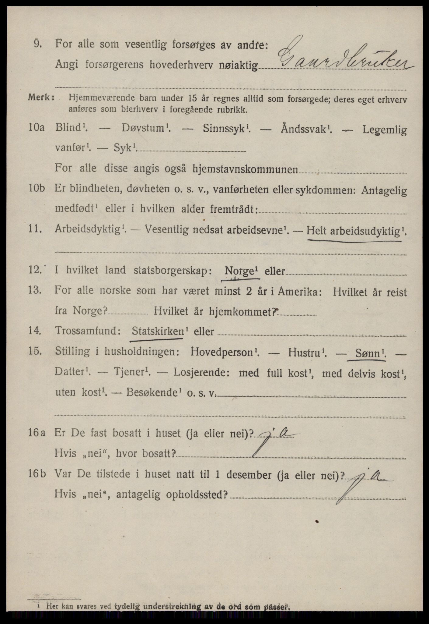 SAT, 1920 census for Surnadal, 1920, p. 4280