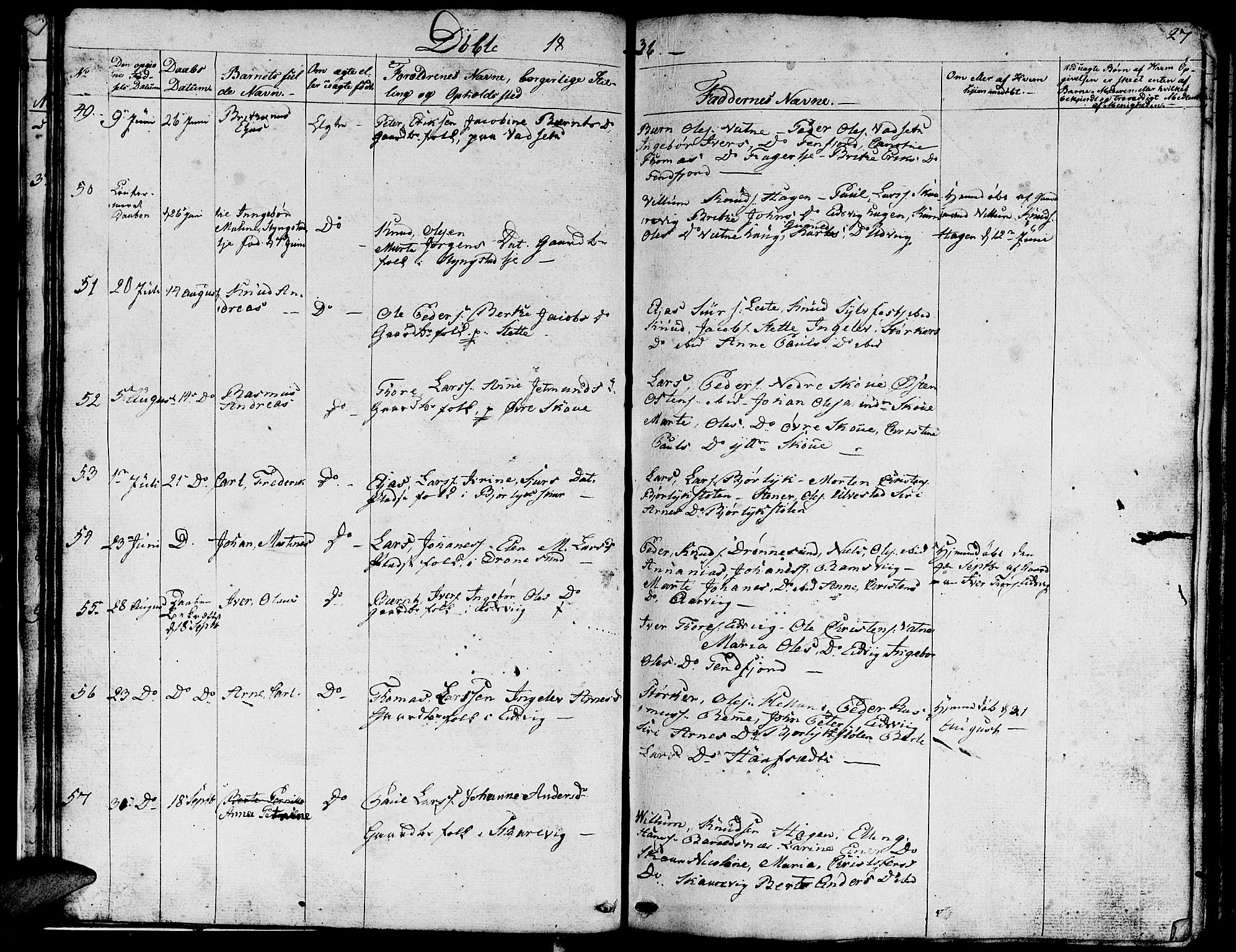 Ministerialprotokoller, klokkerbøker og fødselsregistre - Møre og Romsdal, AV/SAT-A-1454/524/L0361: Parish register (copy) no. 524C02, 1831-1840, p. 27