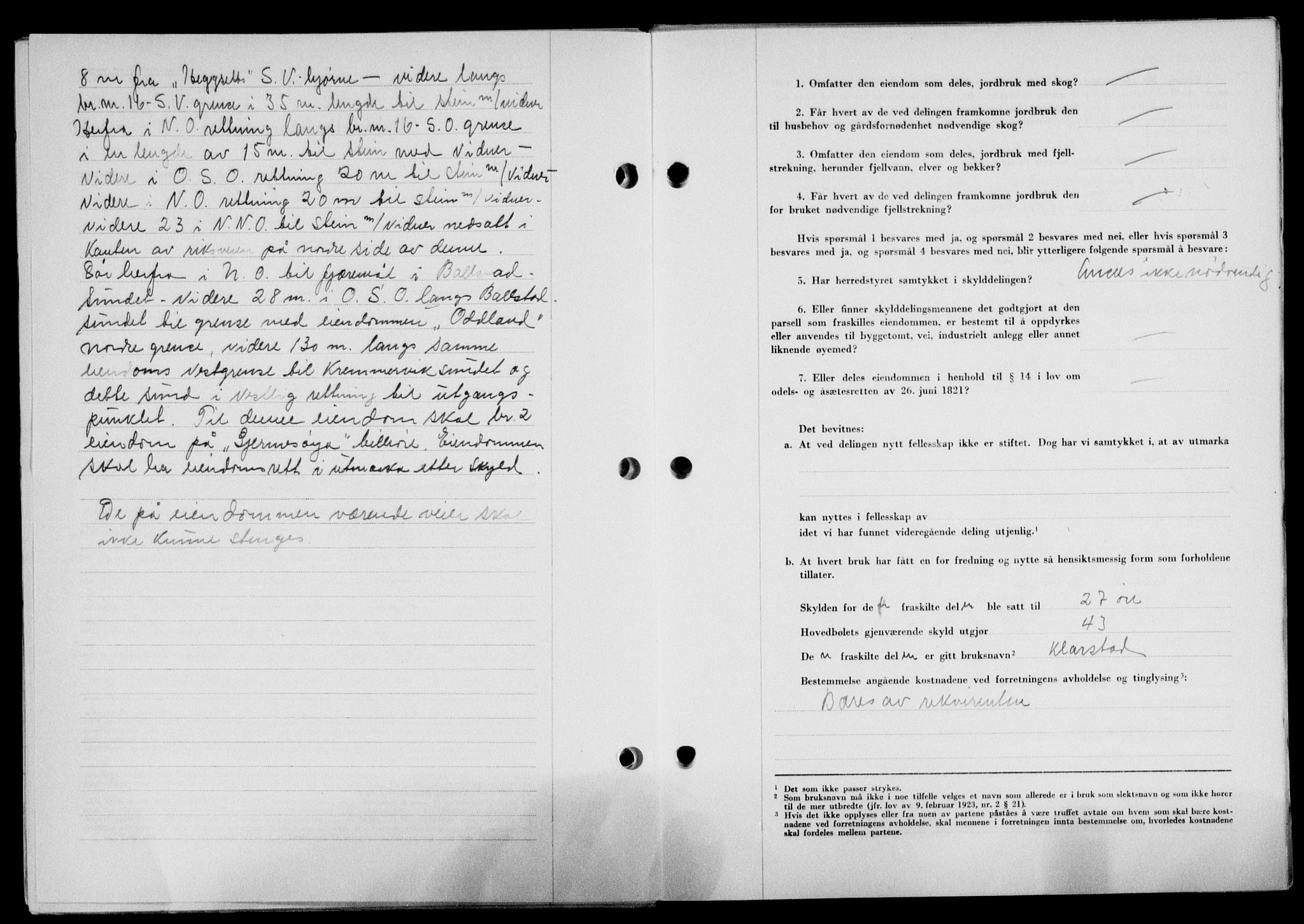 Lofoten sorenskriveri, SAT/A-0017/1/2/2C/L0024a: Mortgage book no. 24a, 1950-1950, Diary no: : 2689/1950