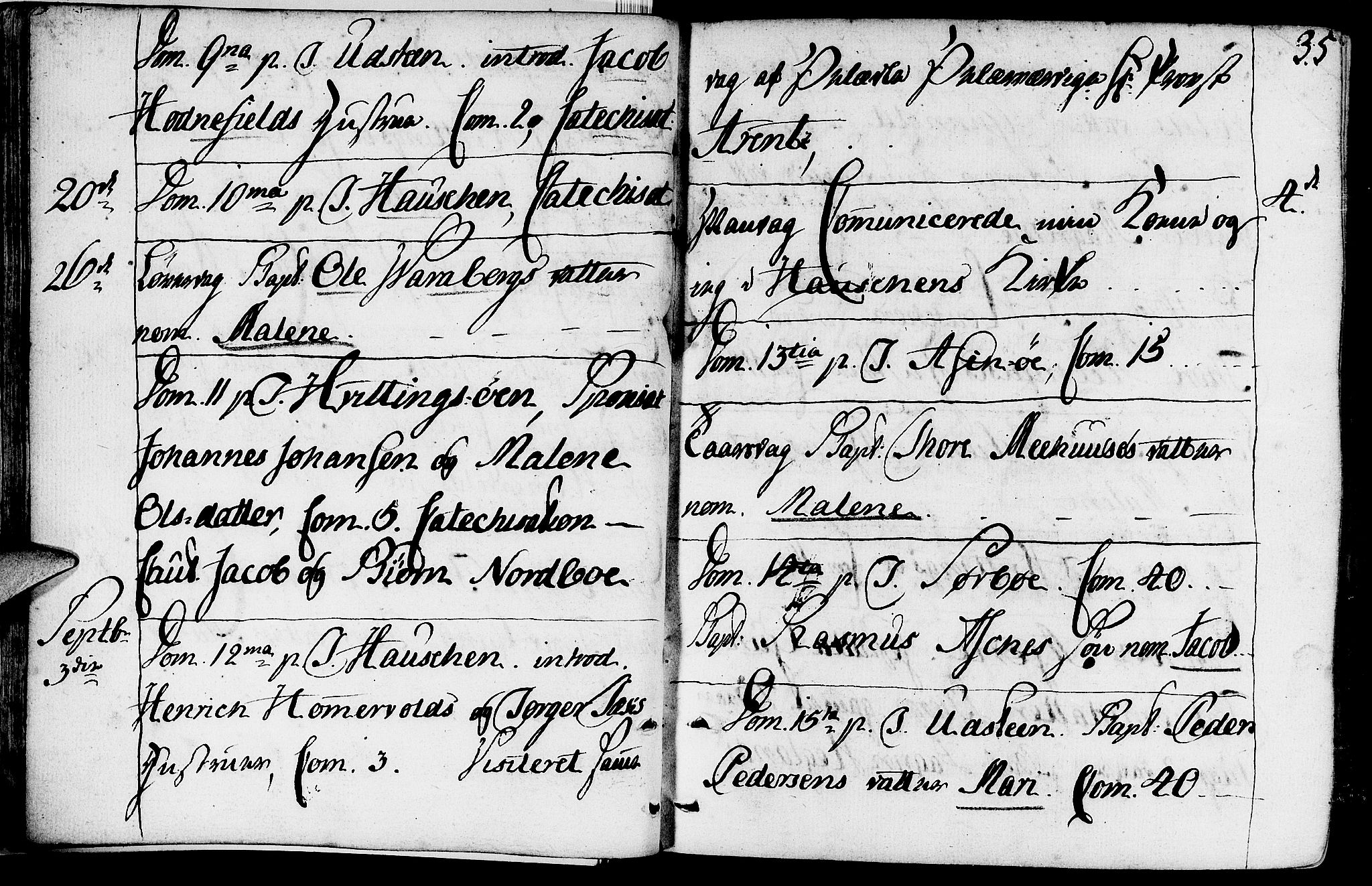 Rennesøy sokneprestkontor, AV/SAST-A -101827/H/Ha/Haa/L0003: Parish register (official) no. A 3, 1772-1815, p. 35