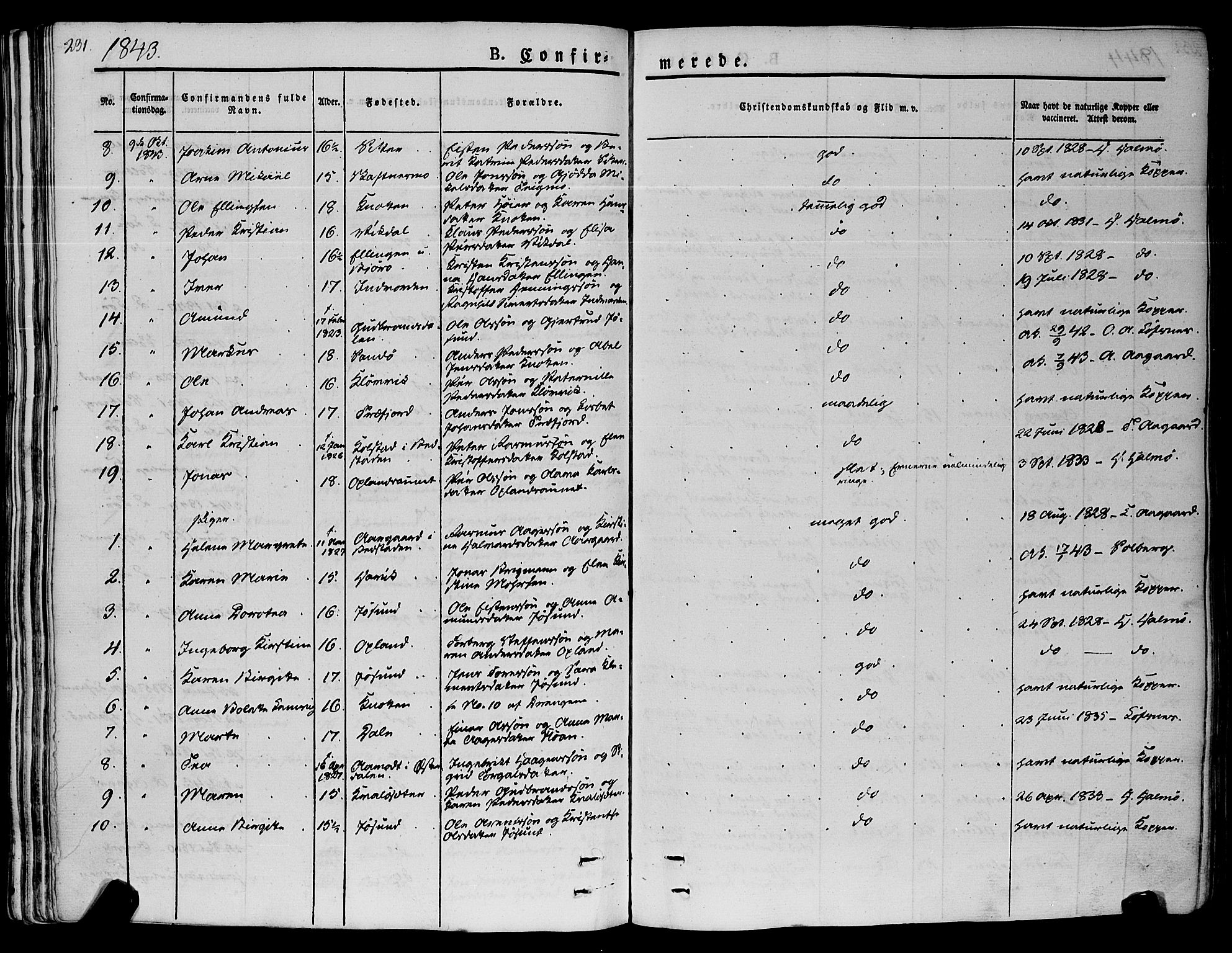 Ministerialprotokoller, klokkerbøker og fødselsregistre - Nord-Trøndelag, AV/SAT-A-1458/773/L0614: Parish register (official) no. 773A05, 1831-1856, p. 231