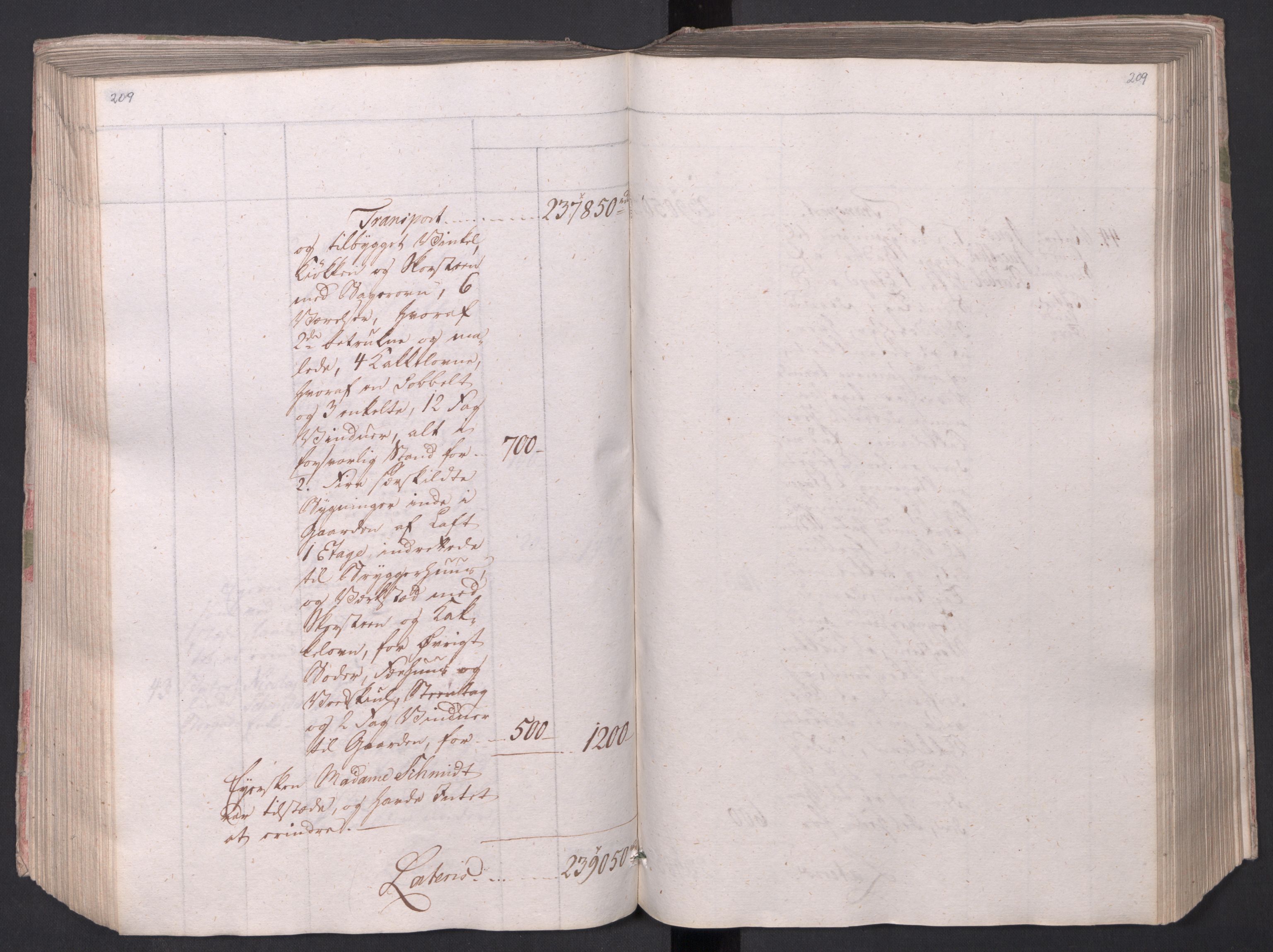 Kristiania stiftamt, AV/SAO-A-10386/I/Ia/L0015: Branntakster, 1797, p. 209
