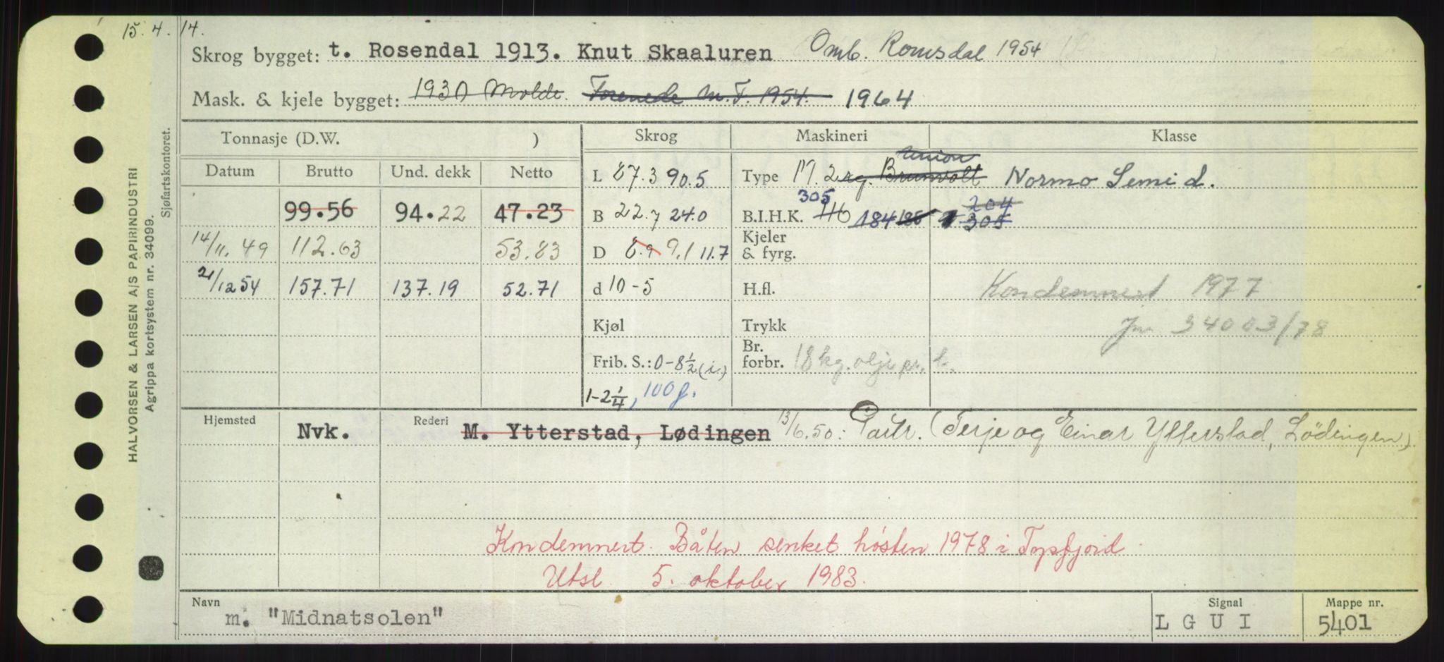 Sjøfartsdirektoratet med forløpere, Skipsmålingen, RA/S-1627/H/Hd/L0024: Fartøy, M-Mim, p. 557