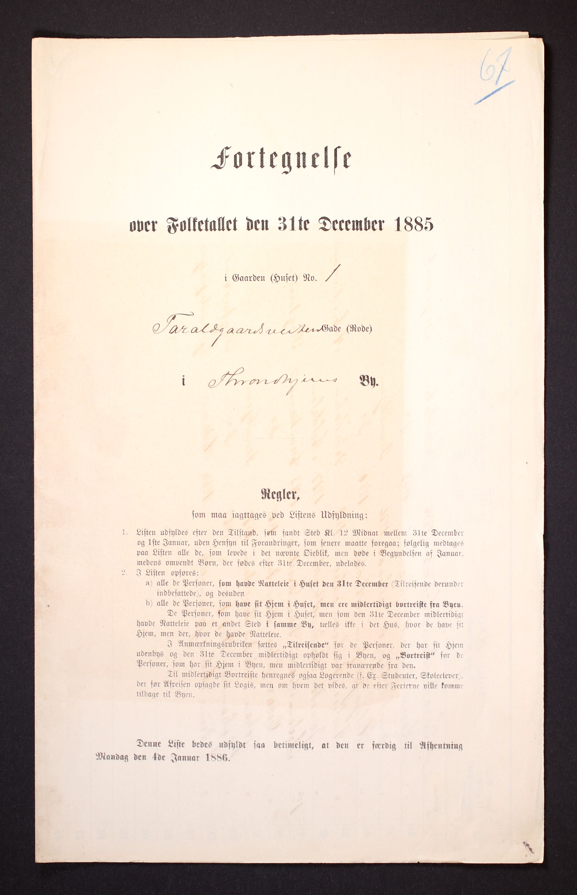 SAT, 1885 census for 1601 Trondheim, 1885, p. 1759