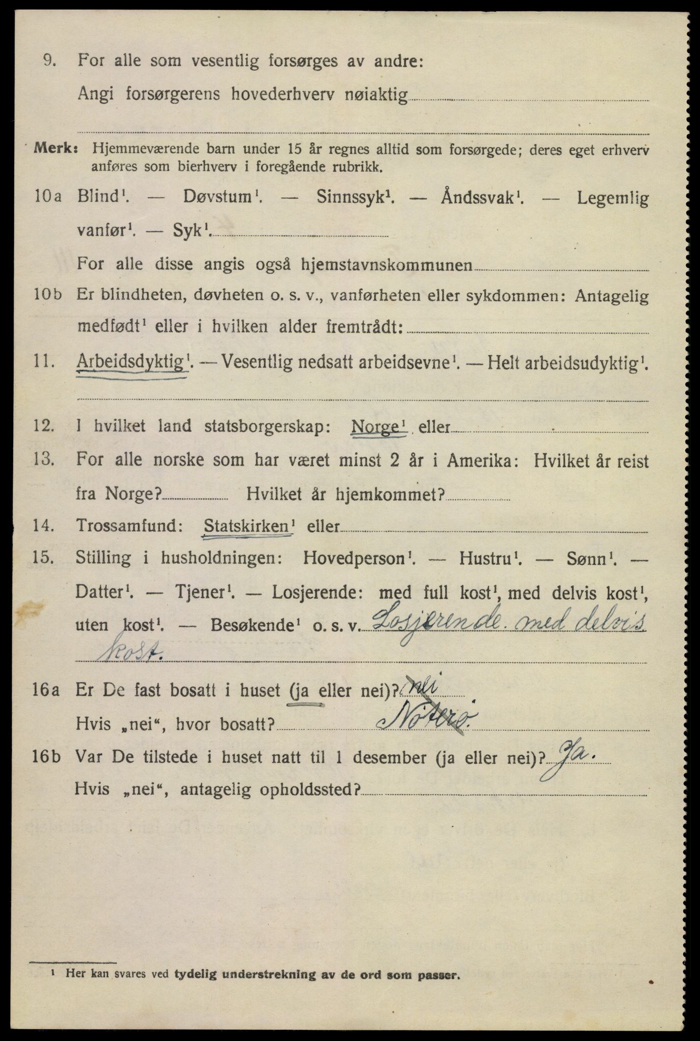 SAKO, 1920 census for Tønsberg, 1920, p. 10878