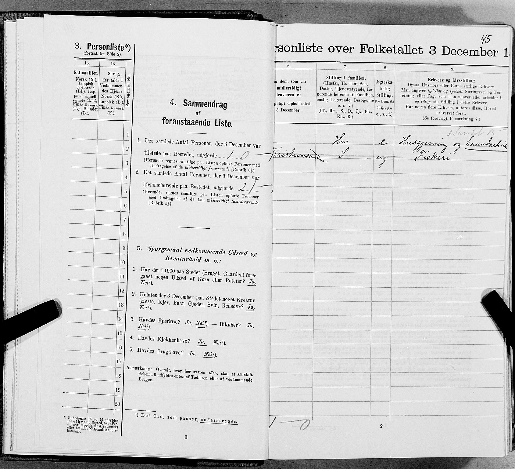 SAT, 1900 census for Gildeskål, 1900, p. 560