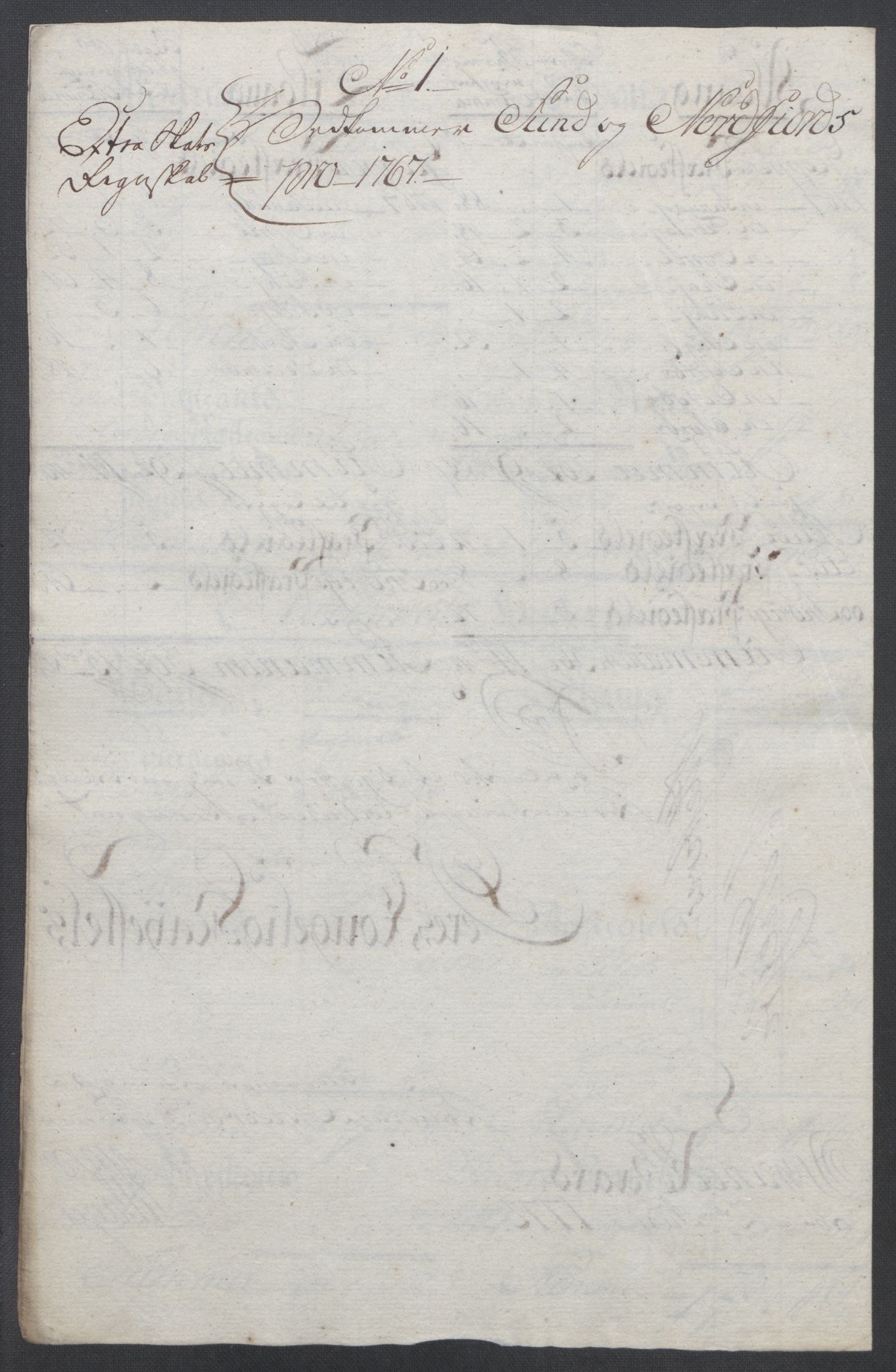 Rentekammeret inntil 1814, Reviderte regnskaper, Fogderegnskap, RA/EA-4092/R53/L3550: Ekstraskatten Sunn- og Nordfjord, 1762-1771, p. 193