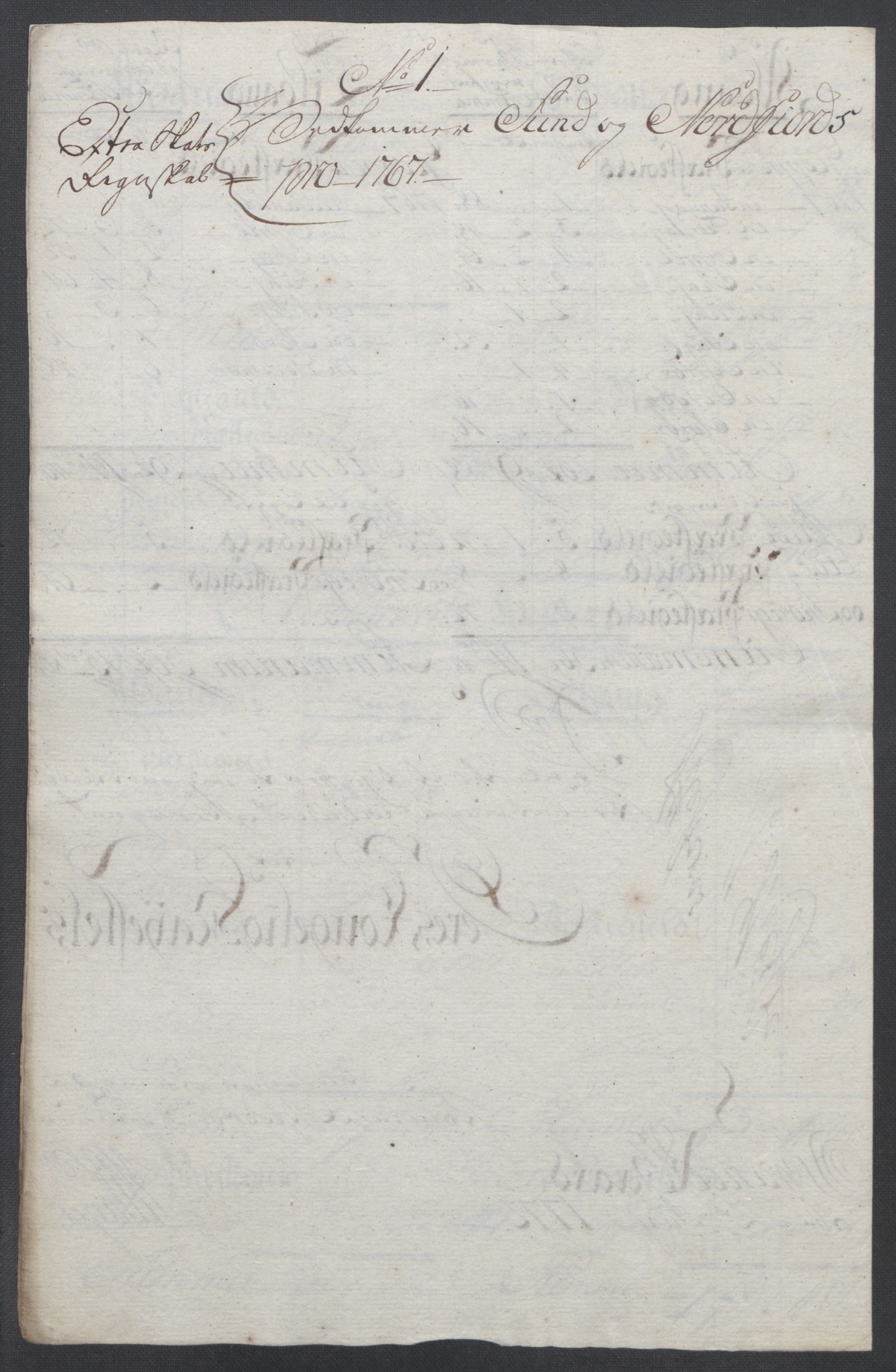 Rentekammeret inntil 1814, Reviderte regnskaper, Fogderegnskap, AV/RA-EA-4092/R53/L3550: Ekstraskatten Sunn- og Nordfjord, 1762-1771, p. 193