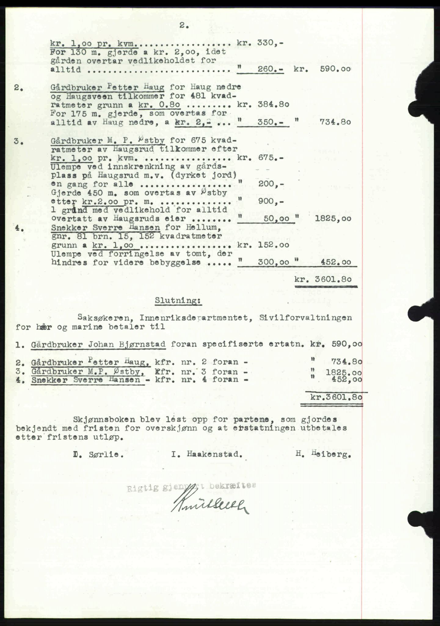 Toten tingrett, SAH/TING-006/H/Hb/Hbc/L0008: Mortgage book no. Hbc-08, 1941-1941, Diary no: : 26/1941