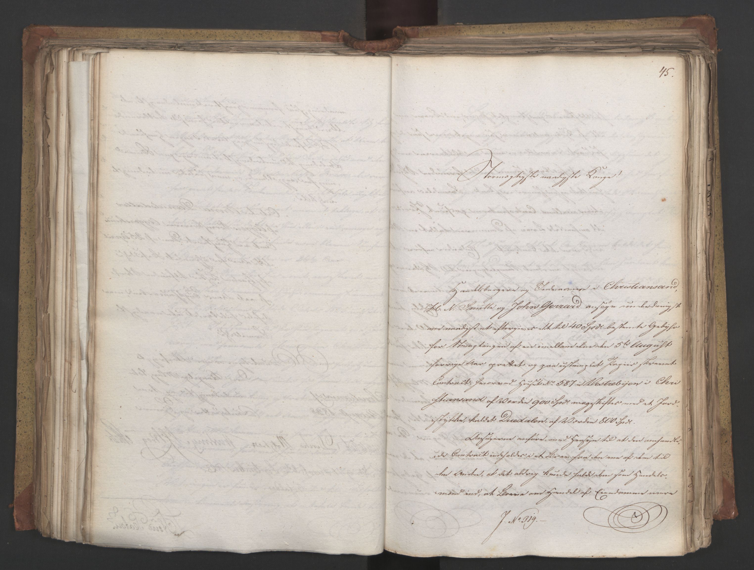 Statsrådsavdelingen i Stockholm, AV/RA-S-1003/D/Da/L0055: Regjeringsinnstillinger nr. 231-435, 1828, p. 300