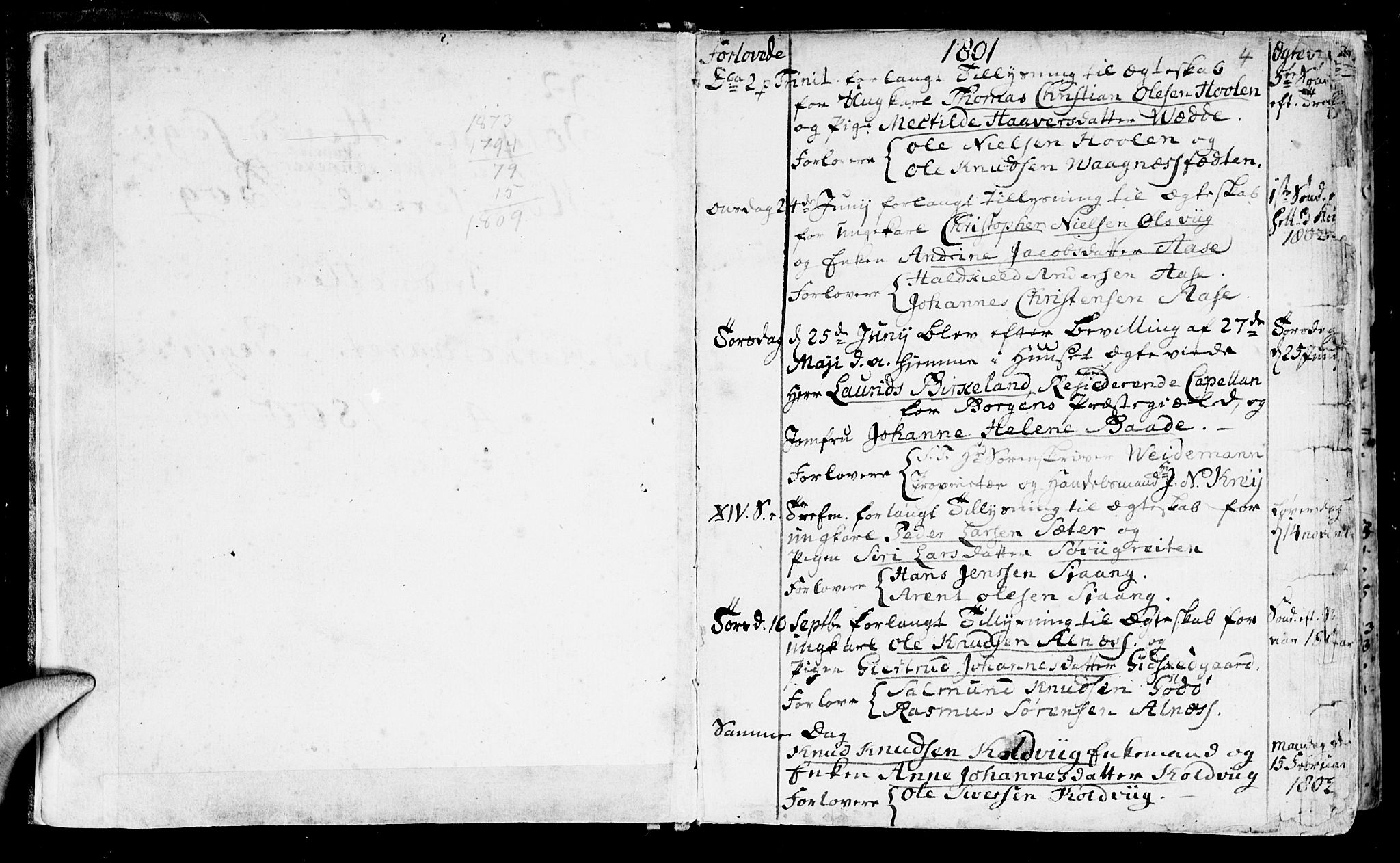 Ministerialprotokoller, klokkerbøker og fødselsregistre - Møre og Romsdal, SAT/A-1454/528/L0394: Parish register (official) no. 528A05, 1801-1826, p. 1
